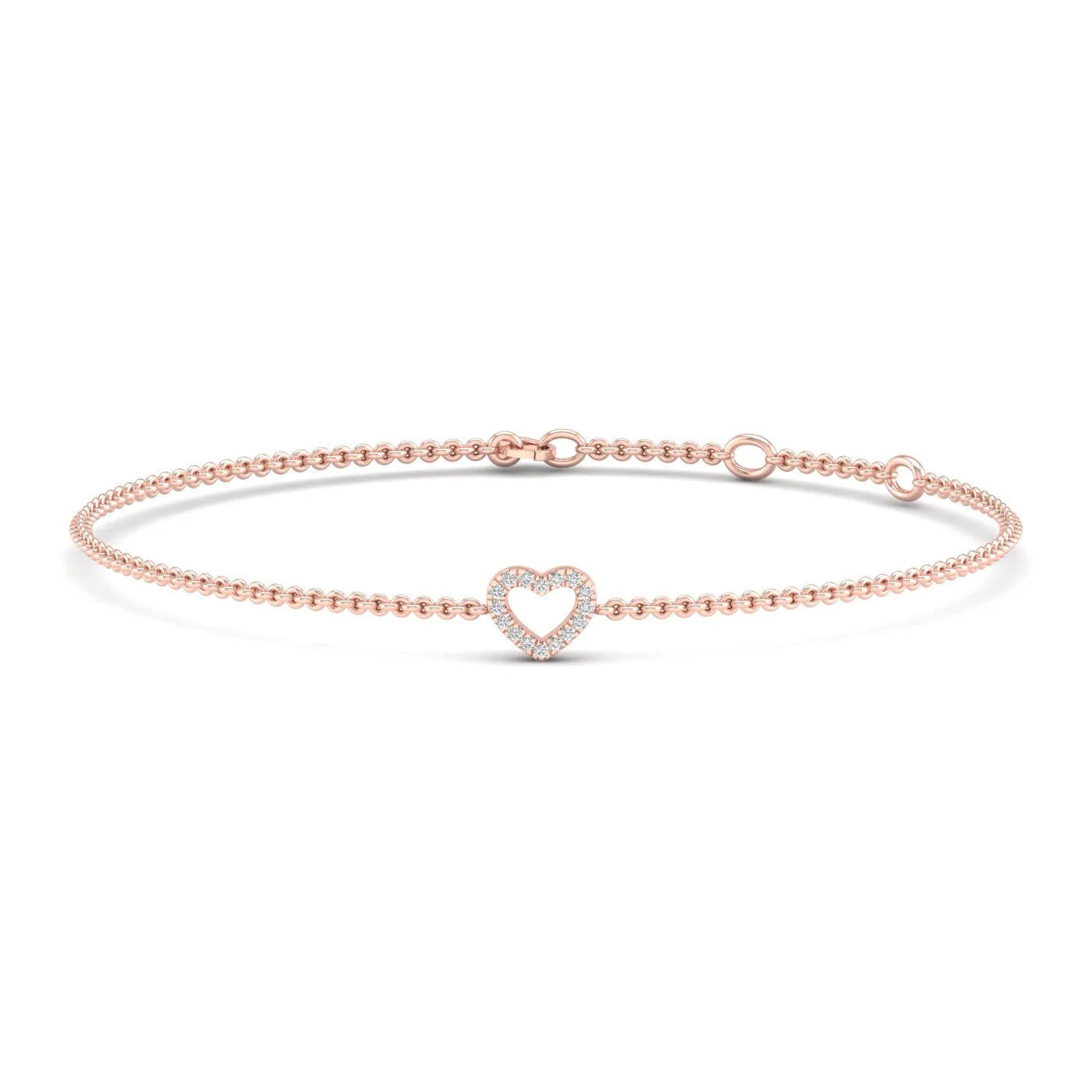 0.05 Ctw Heart Fashion Bracelet - Image 5