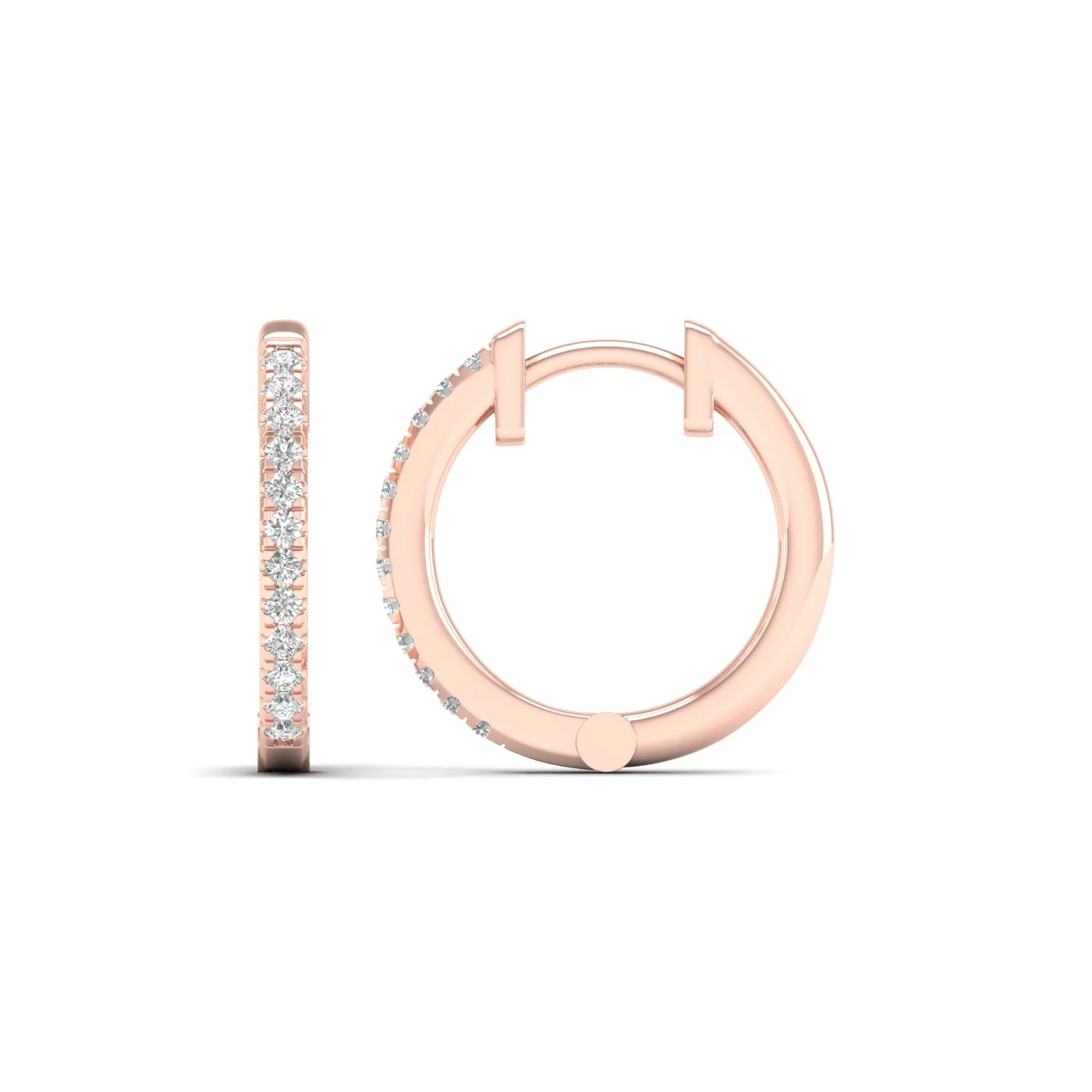 0.13 Ctw Hailey Huggie - Image 11