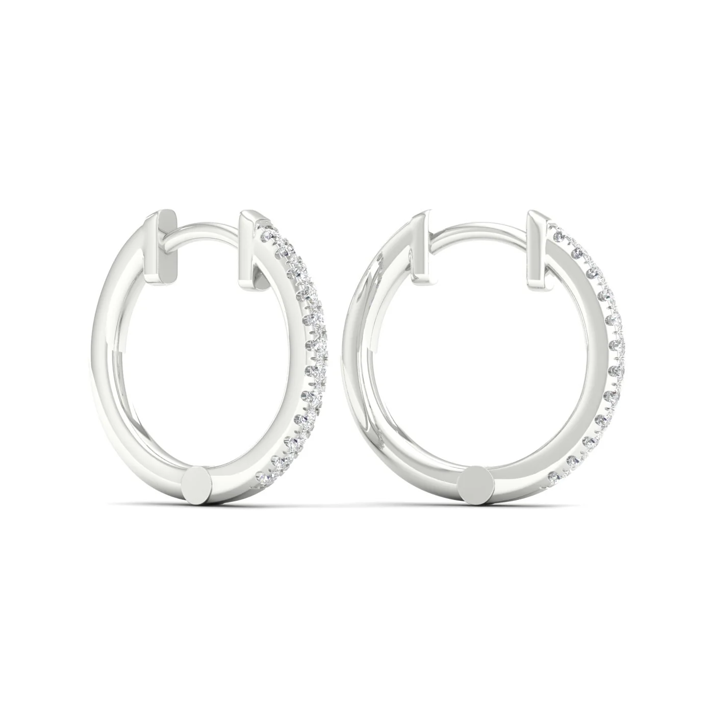 0.13 Ctw Hailey Huggie - Image 7