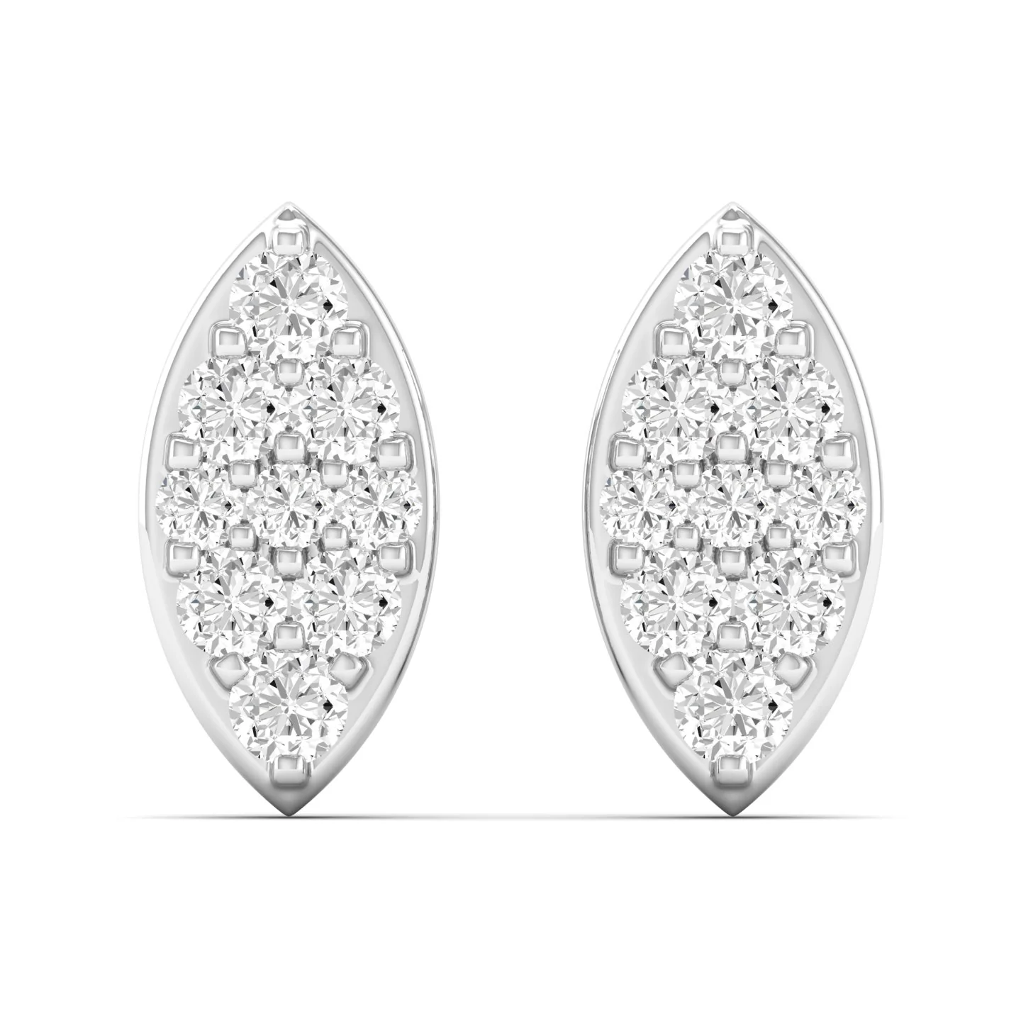 0.20 Ct Diamond Fashion Stud Earrings 9k Solid Gold - Image 5