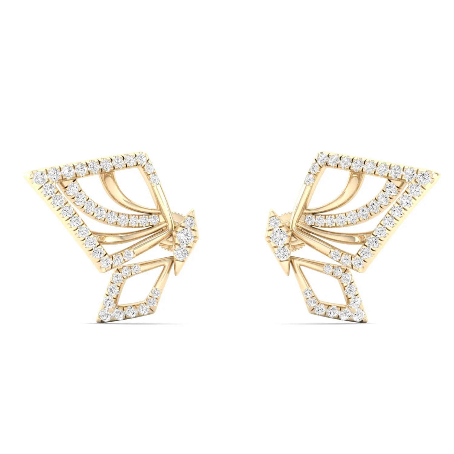 1/2 Ctw Ethereal Fashion Ear Stud