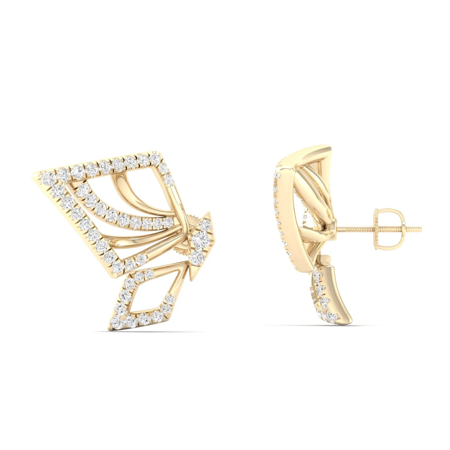 1/2 Ctw Ethereal Fashion Ear Stud - Image 2