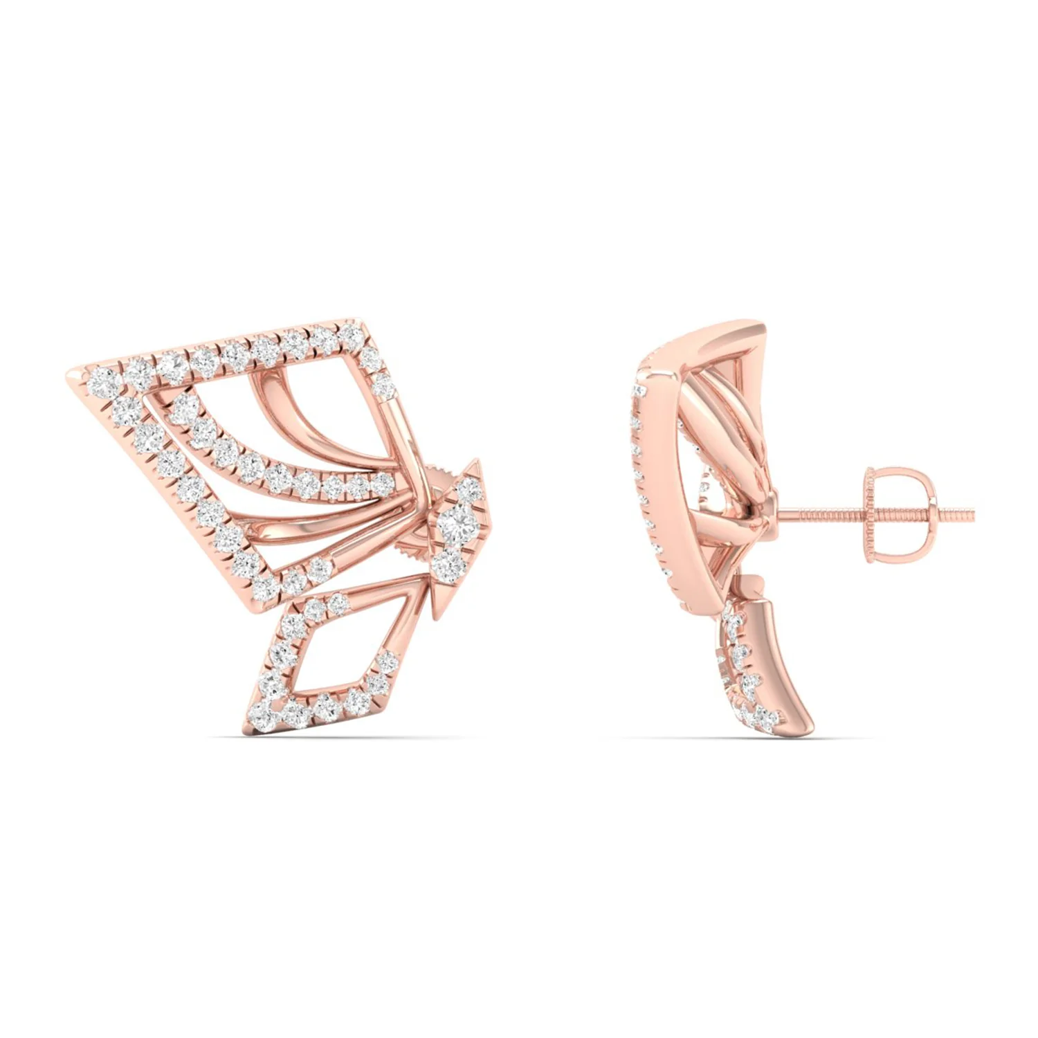 1/2 Ctw Ethereal Fashion Ear Stud - Image 9