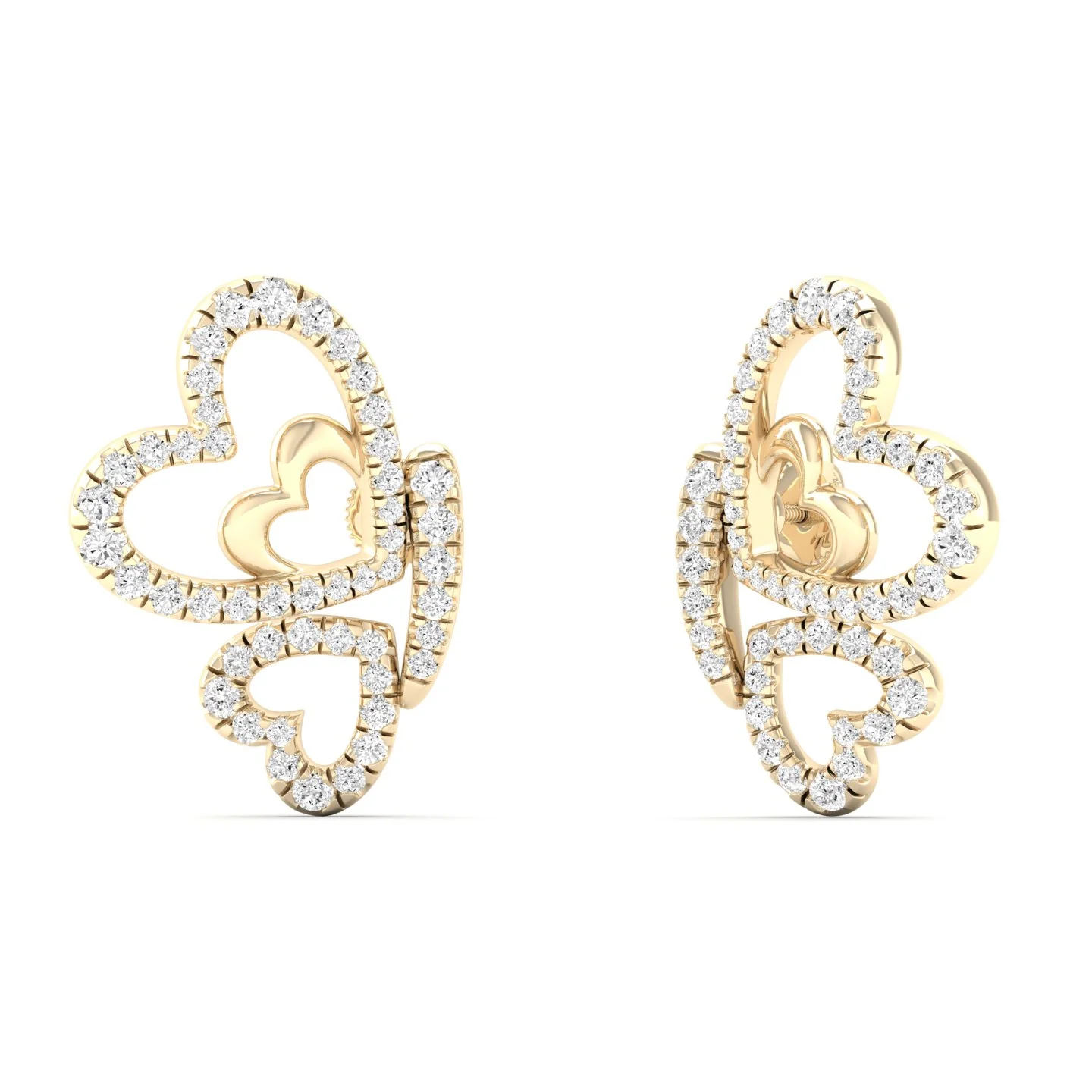 1/2 Ctw Graze Fashion Ear Stud - Image 2