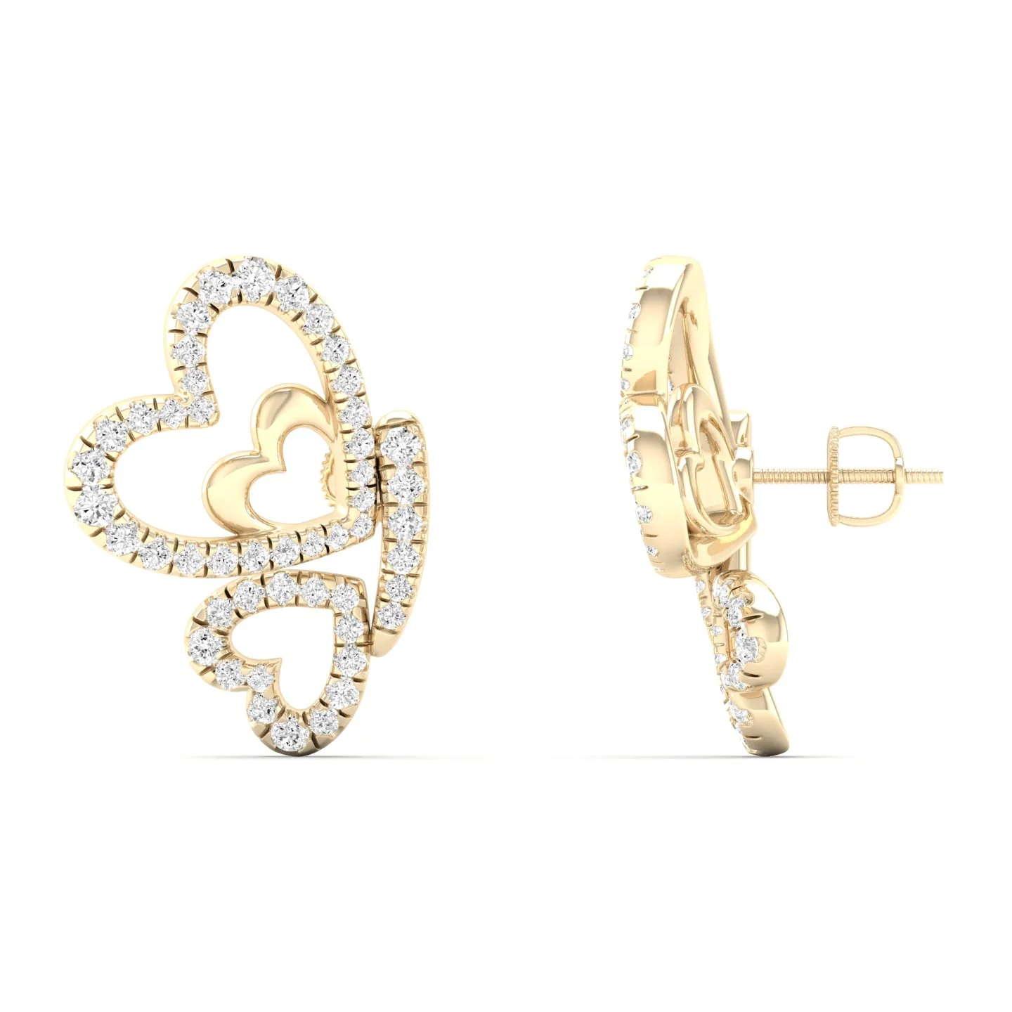 1/2 Ctw Graze Fashion Ear Stud - Image 3