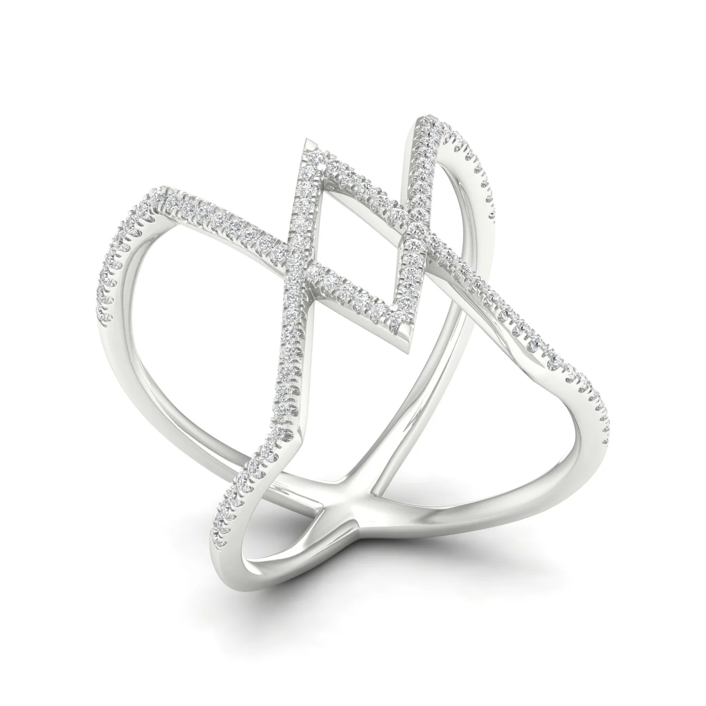 1/3 Ctw Round Cut Lab Grown Diamond Ariel Fashion Ring 14k Solid Gold - Image 10