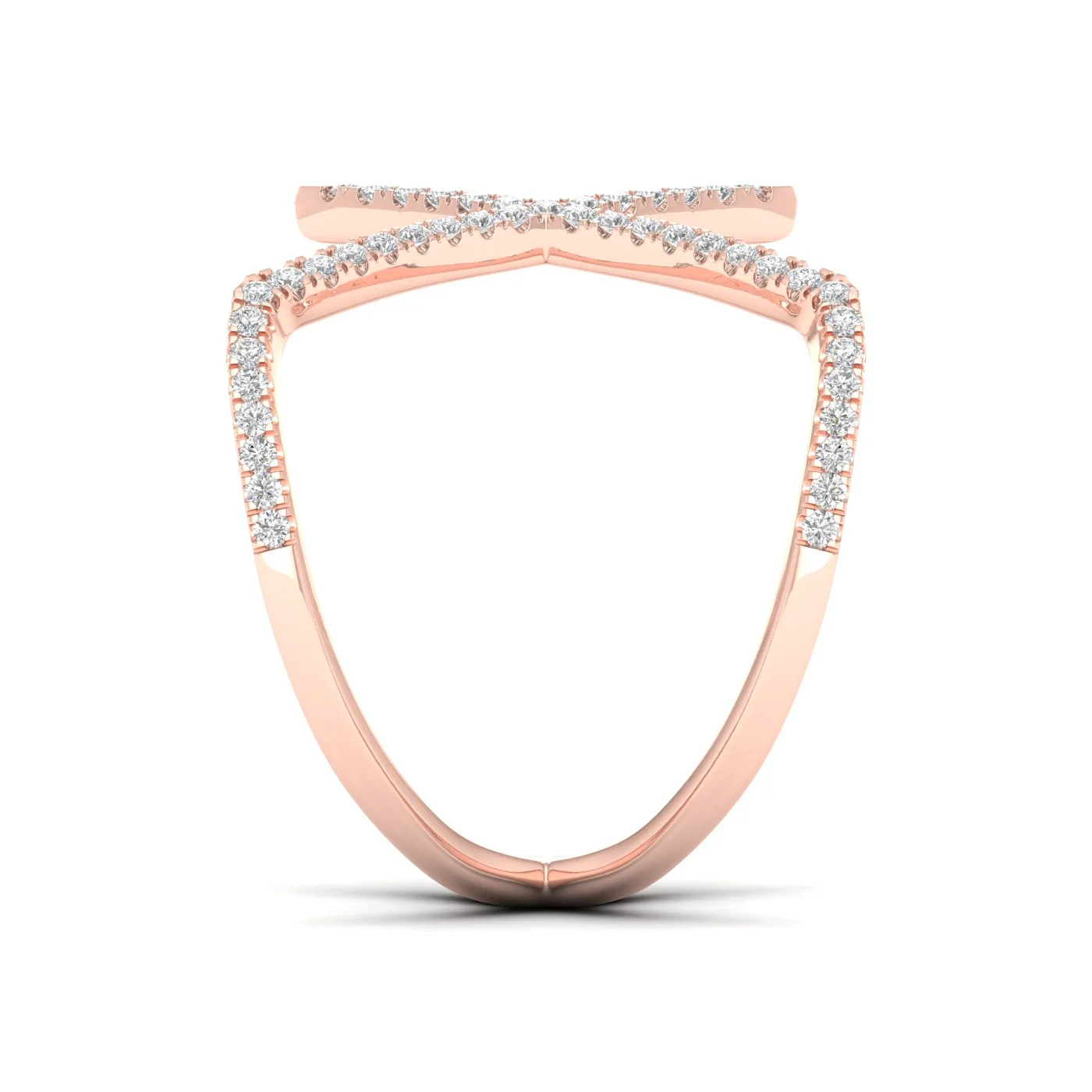 1/3 Ctw Round Cut Lab Grown Diamond Ariel Fashion Ring 14k Solid Gold - Image 8