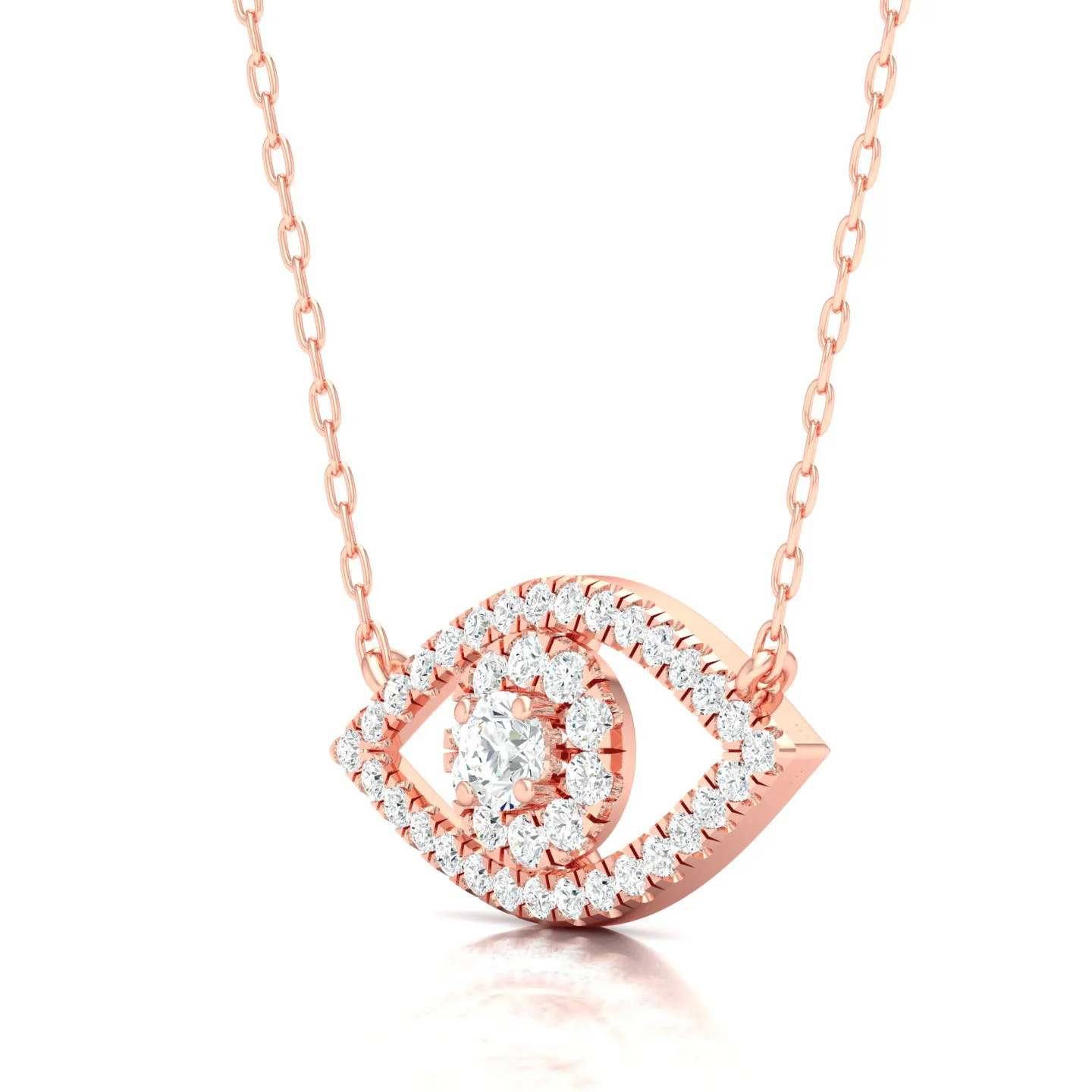 1/3 Ctw Evil Eye Fashion Pendant - Image 6