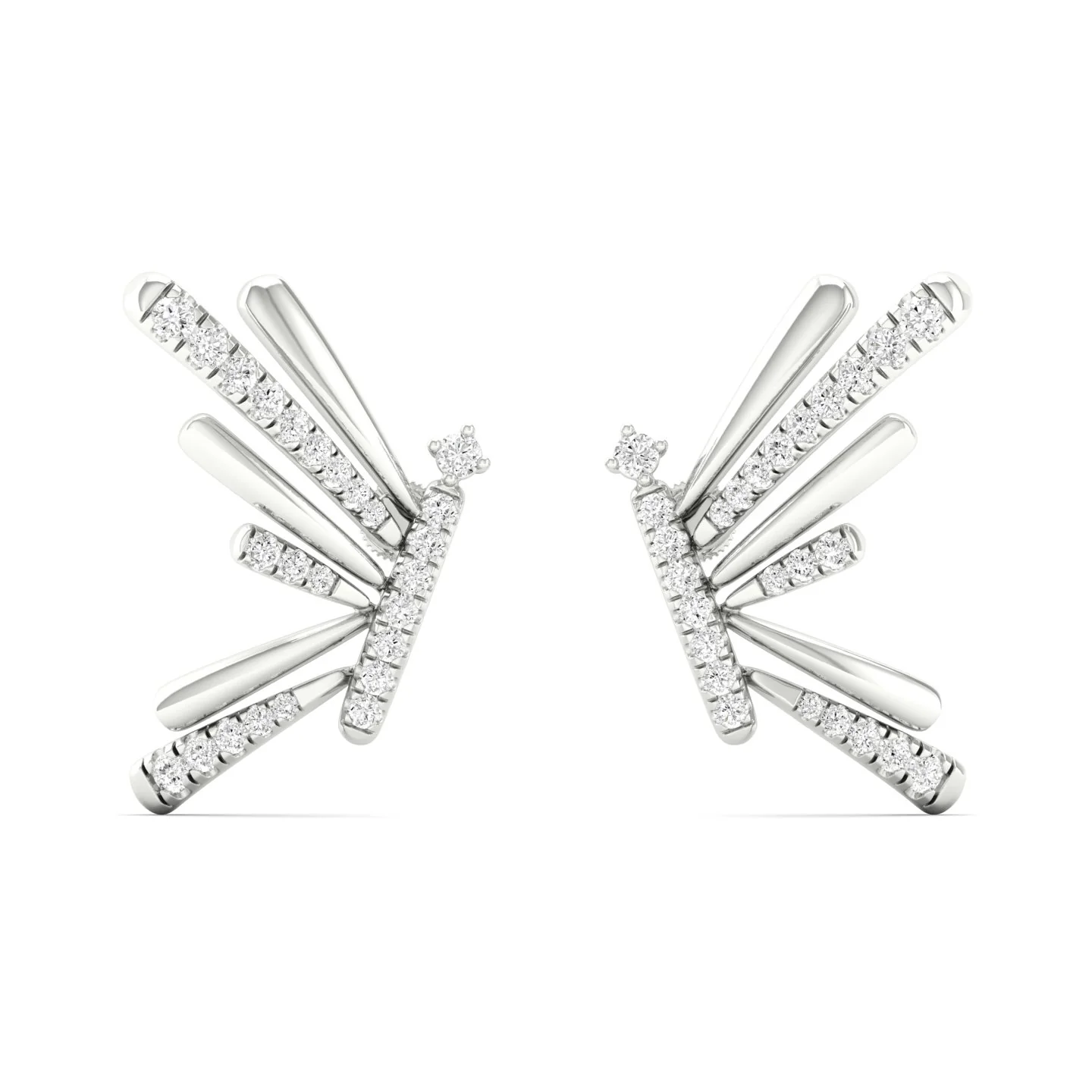 1/3 Ctw Serene Fashion Ear Stud - Image 6