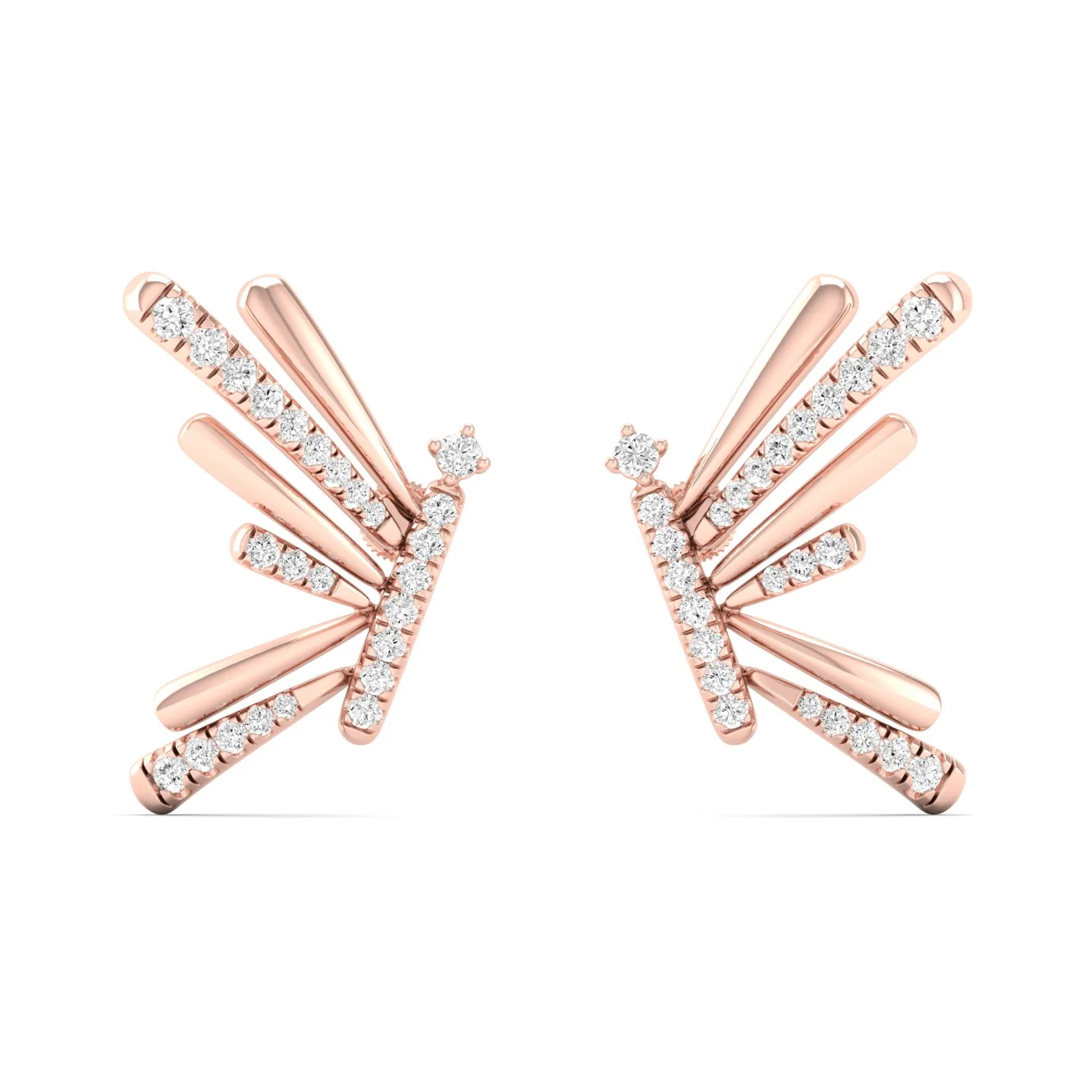 1/3 Ctw Serene Fashion Ear Stud - Image 7
