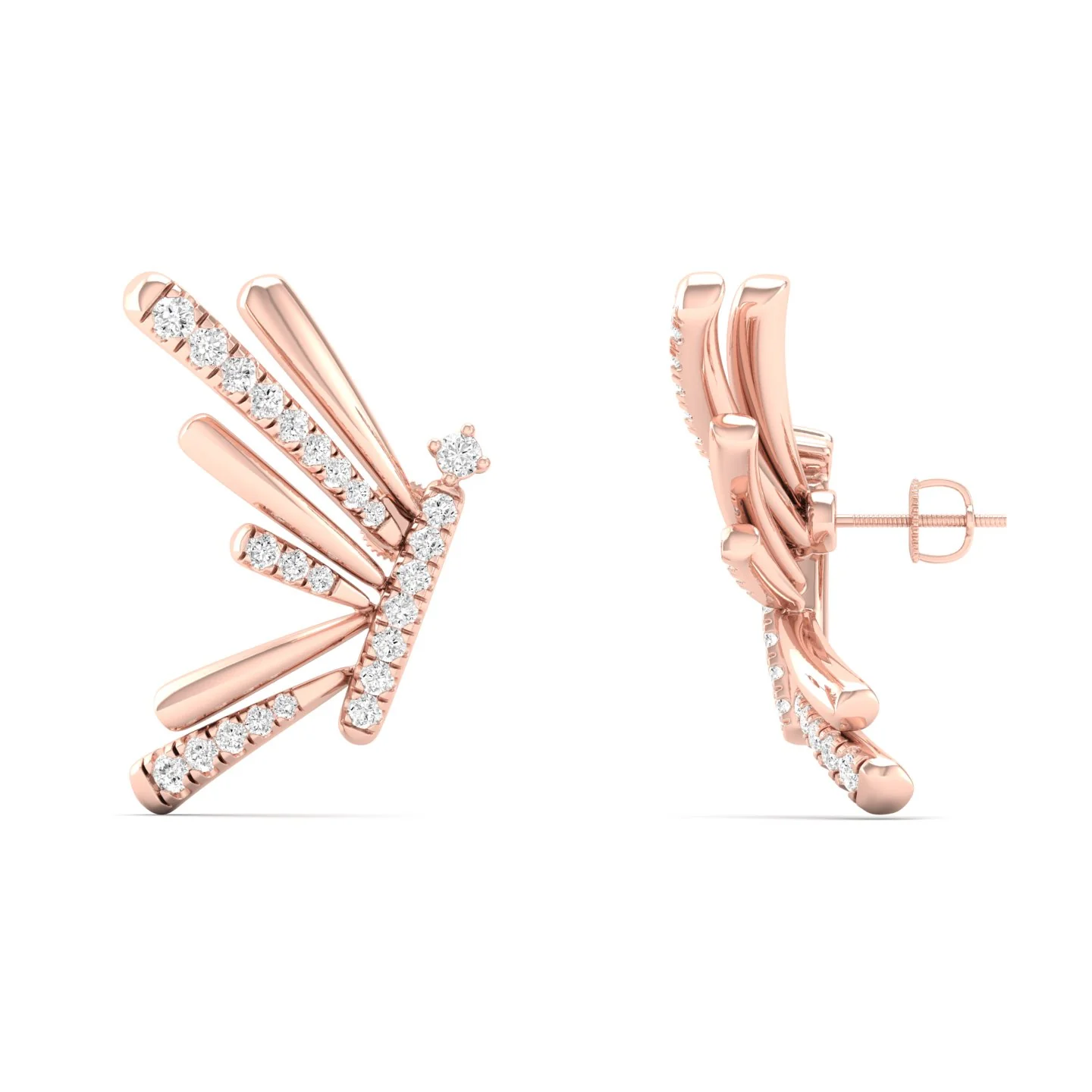 1/3 Ctw Serene Fashion Ear Stud - Image 8