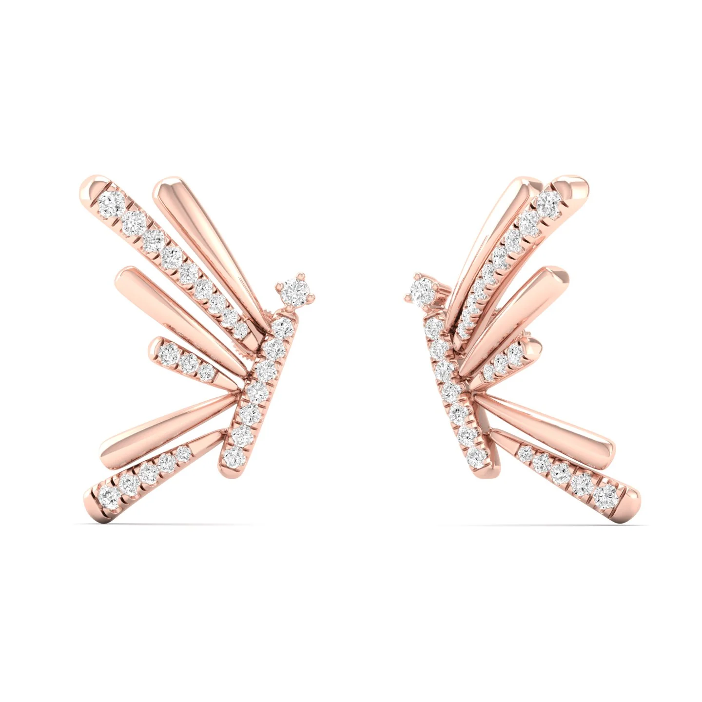 1/3 Ctw Serene Fashion Ear Stud - Image 9