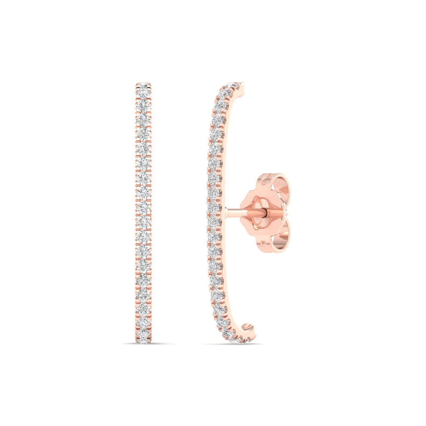 1/4 Ctw Suspendor Fashion Earring - Image 10
