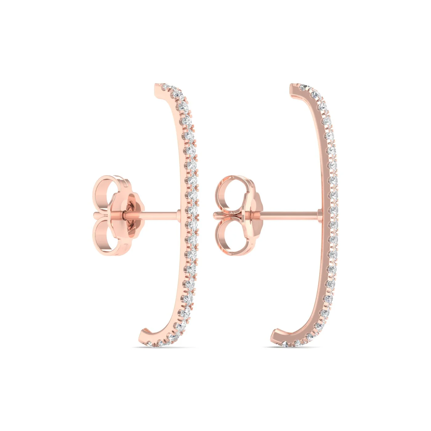 1/4 Ctw Suspendor Fashion Earring - Image 12