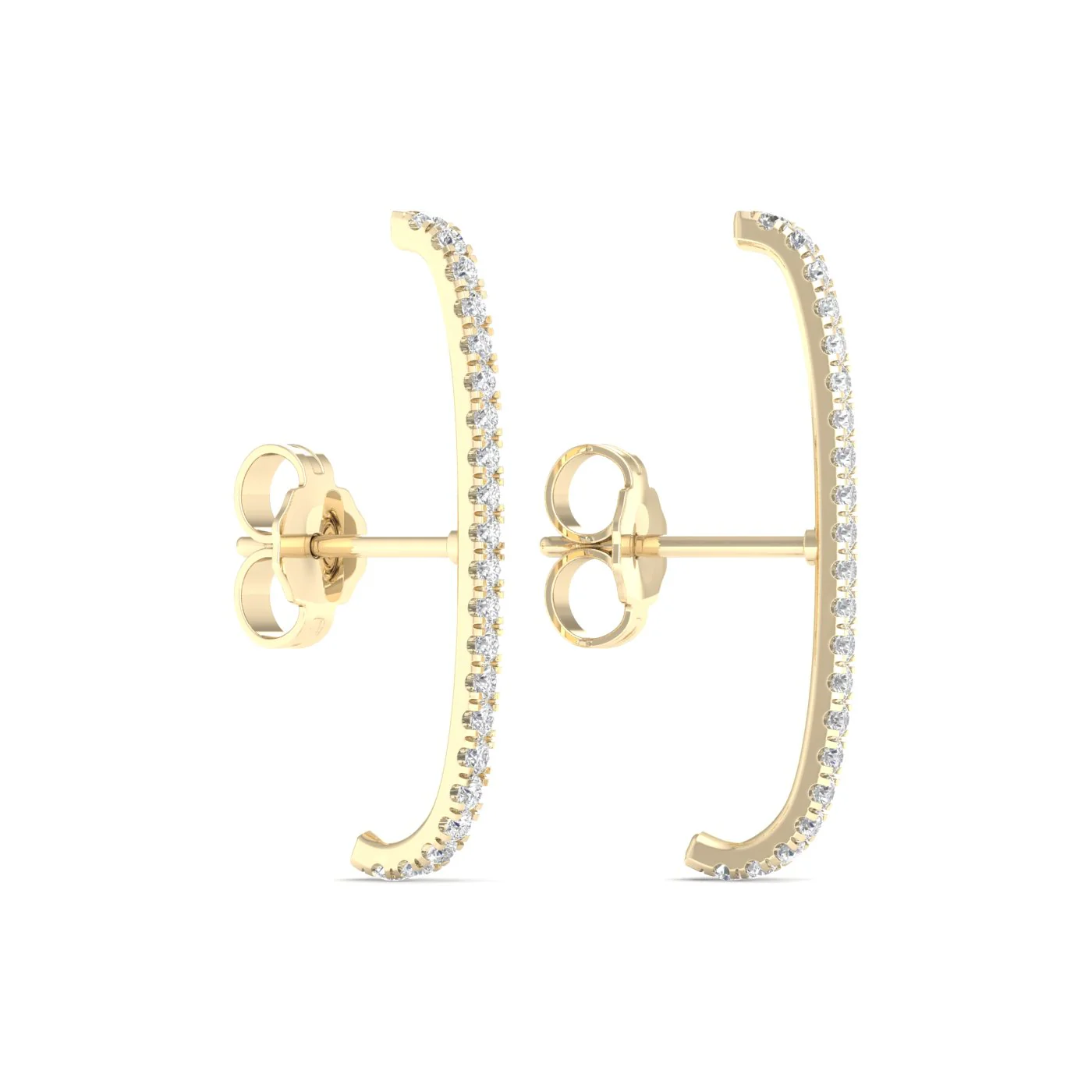 1/4 Ctw Suspendor Fashion Earring - Image 2
