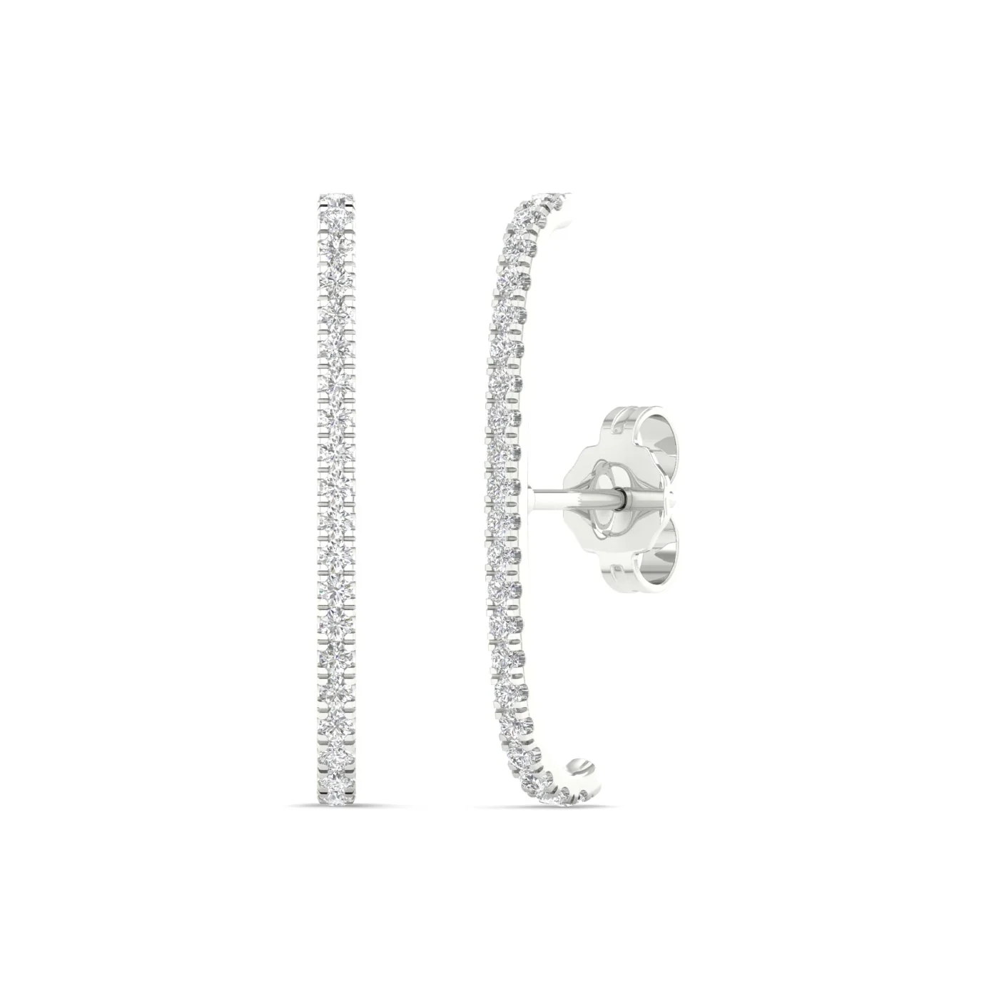 1/4 Ctw Suspendor Fashion Earring - Image 5