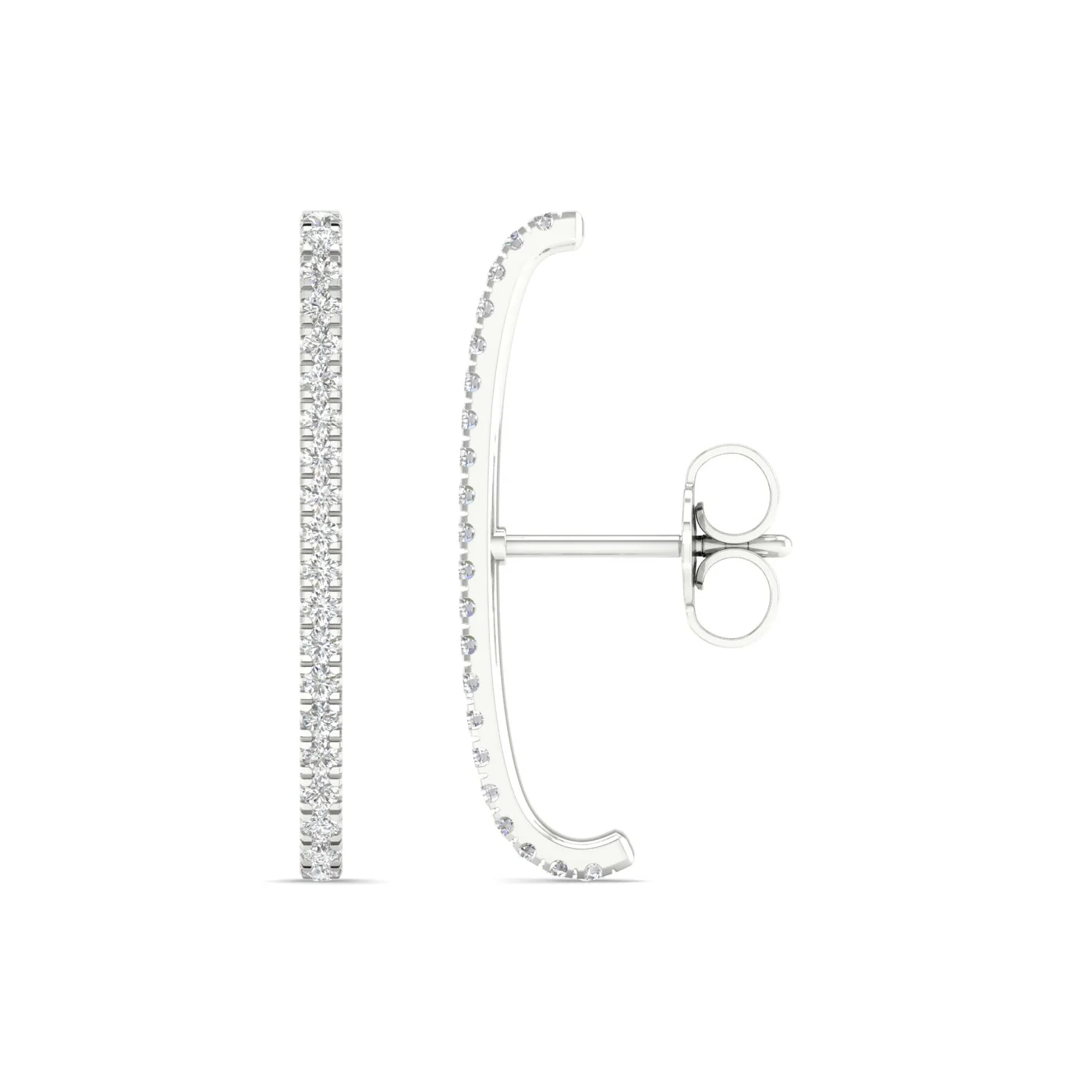 1/4 Ctw Suspendor Fashion Earring - Image 7