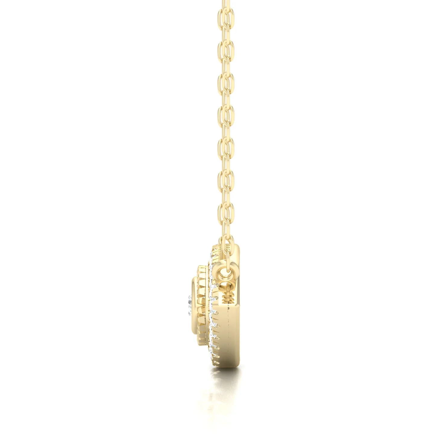 1/5 Ctw Evil Eye Miligrain Fashion Pendant - Image 3