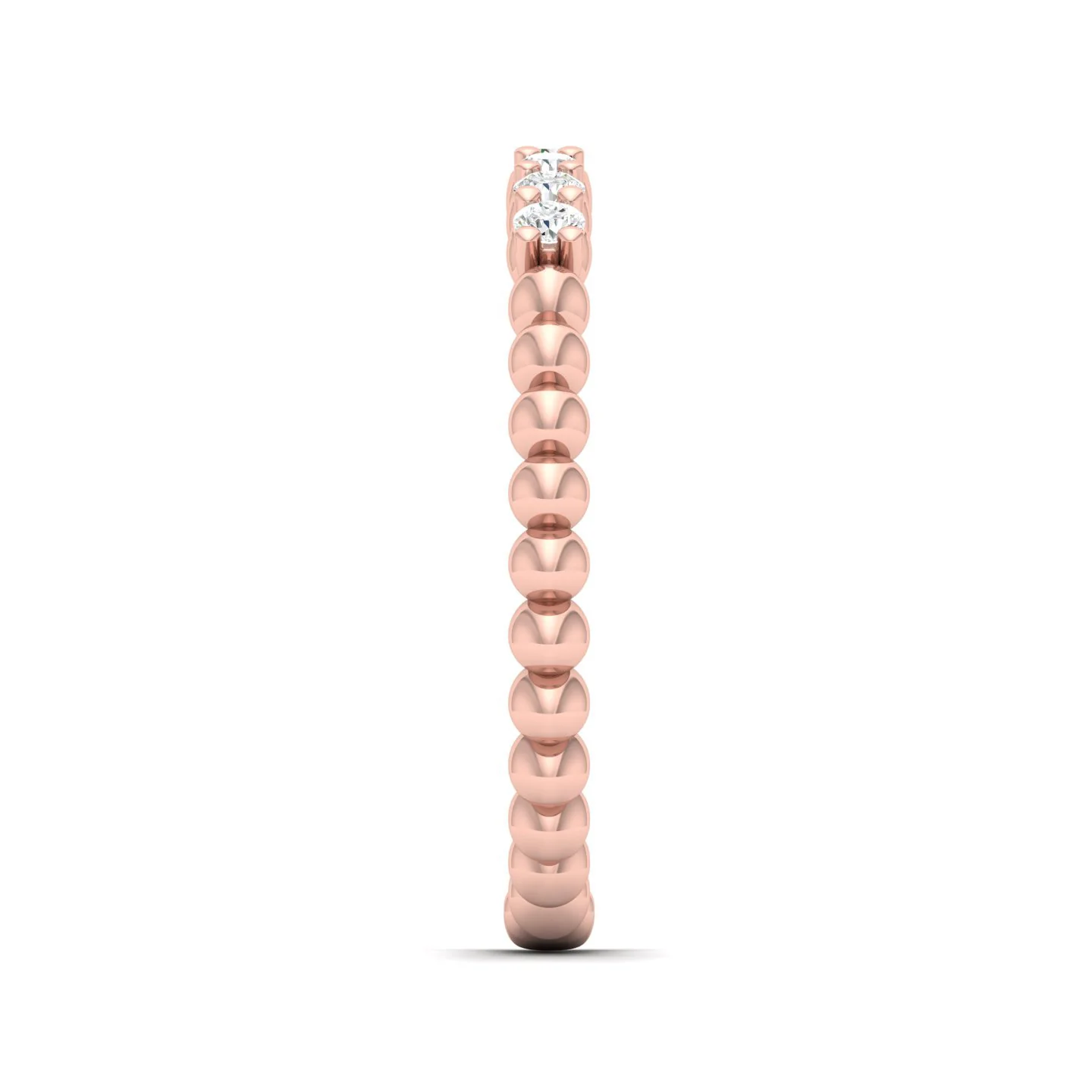1/6 Ctw Seven Stone Bubble Stackable Ring - Image 11