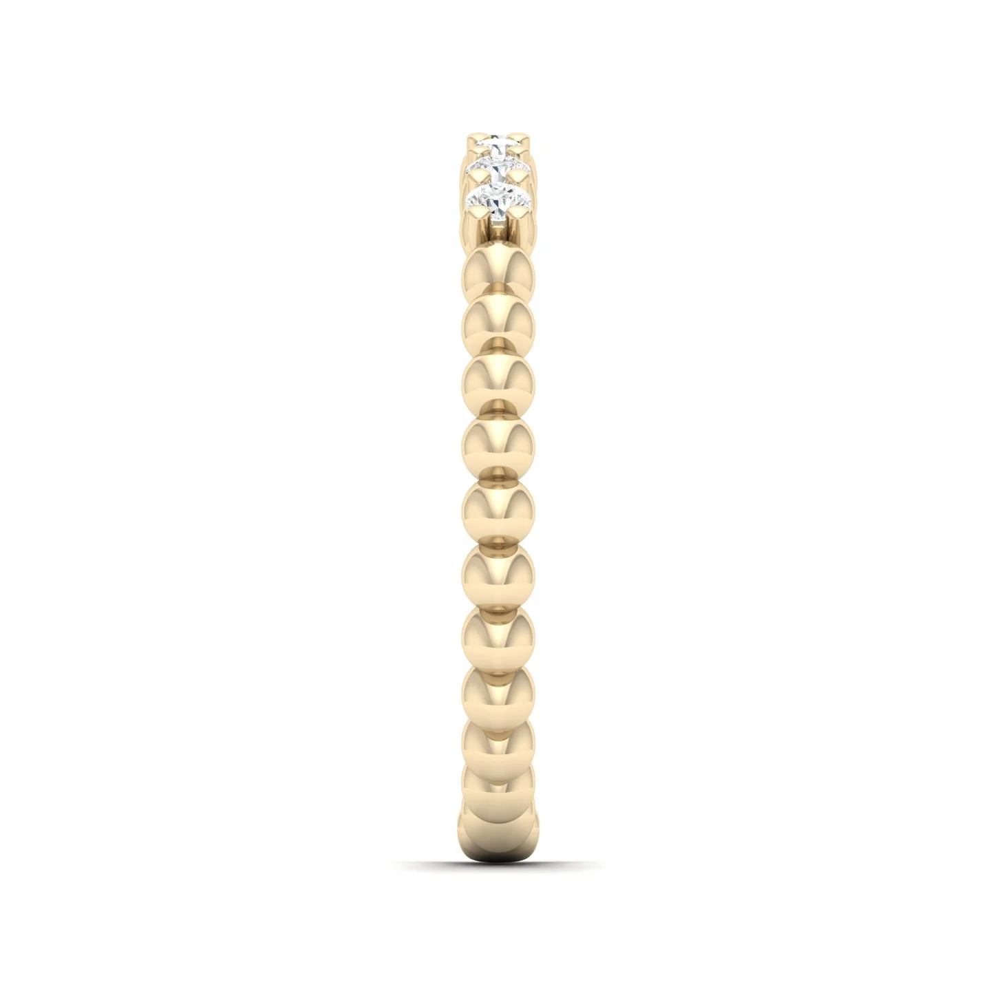 1/6 Ctw Seven Stone Bubble Stackable Ring - Image 4