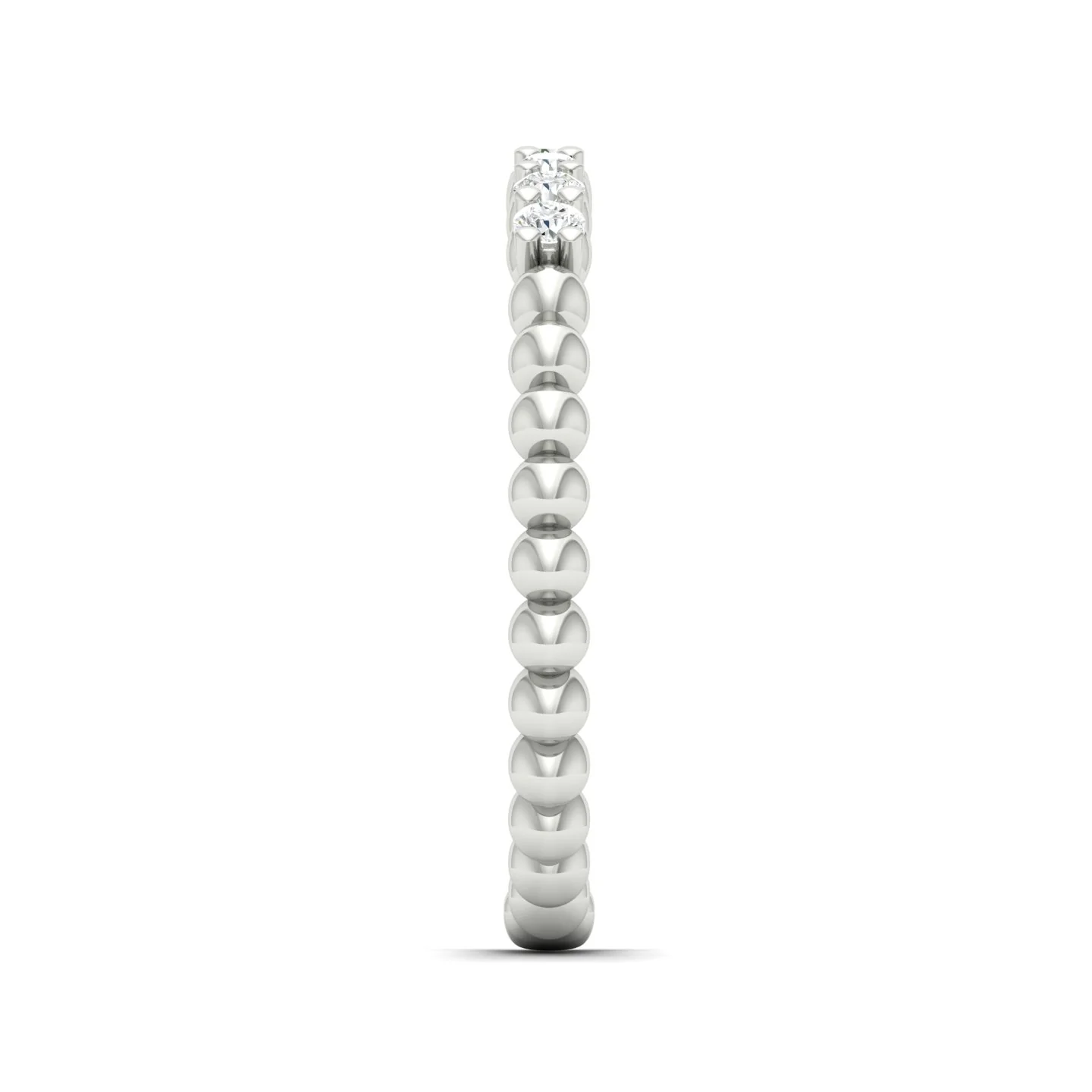 1/6 Ctw Seven Stone Bubble Stackable Ring - Image 7