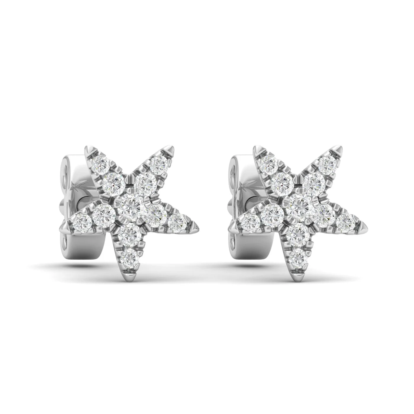1/6 Ctw Tiny Star Fashion Ear Stud - Image 5