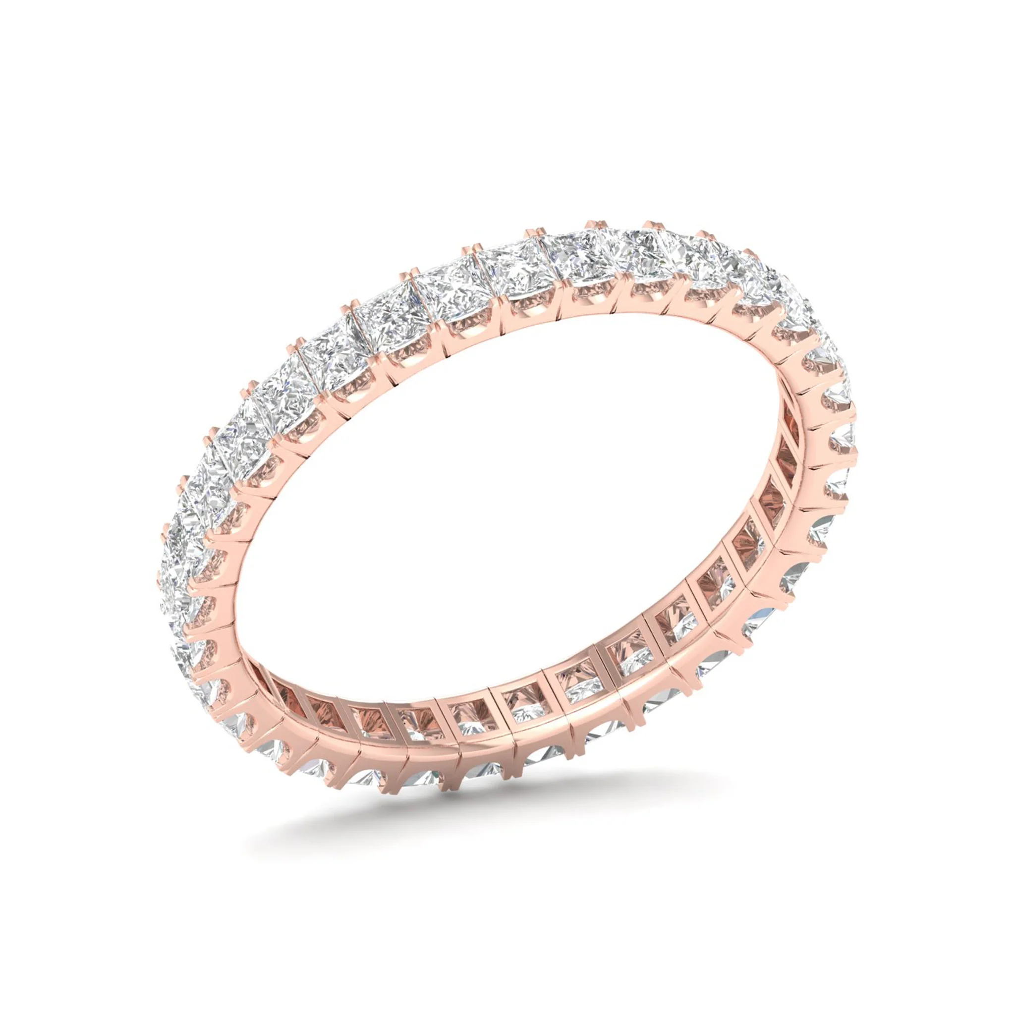 1 ctw Princess Eternity Band - Image 10