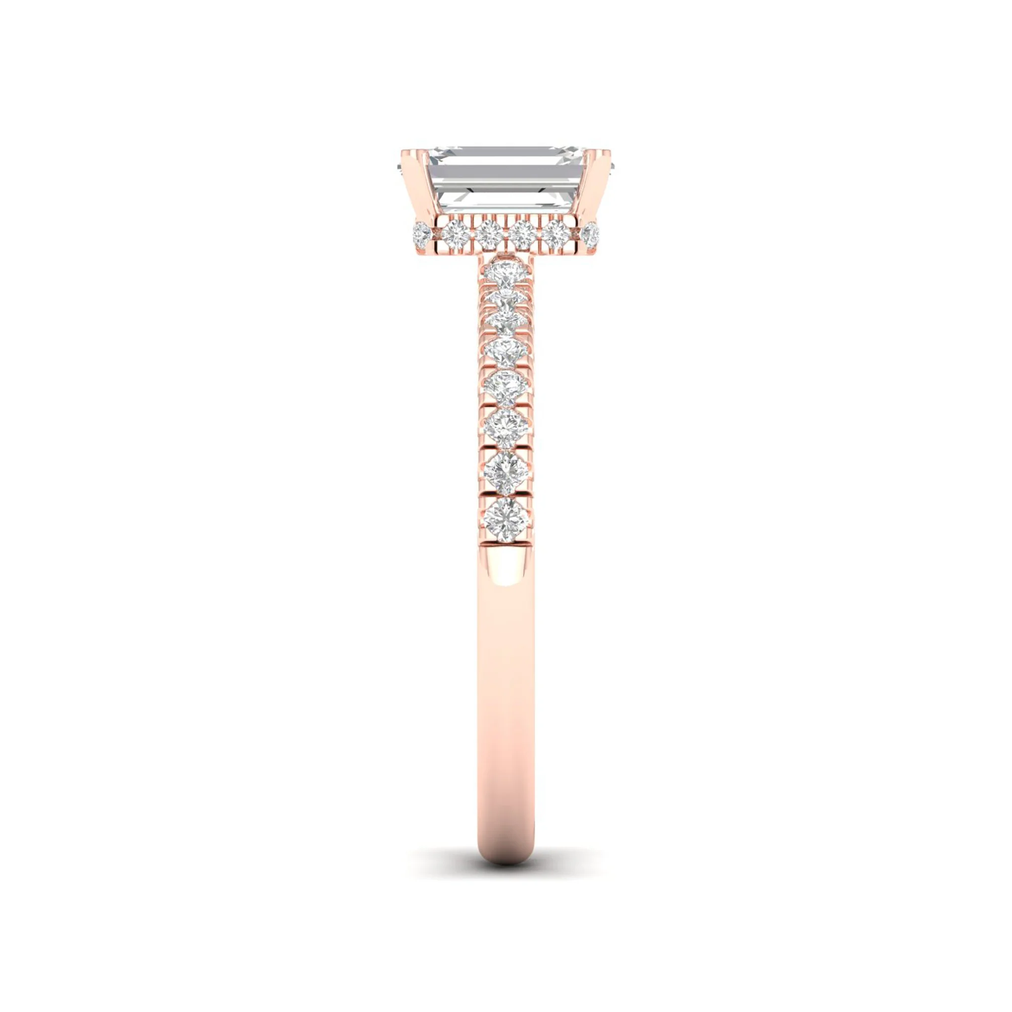 1 ctw Radiant Classic Hidden Halo Ring - Image 11