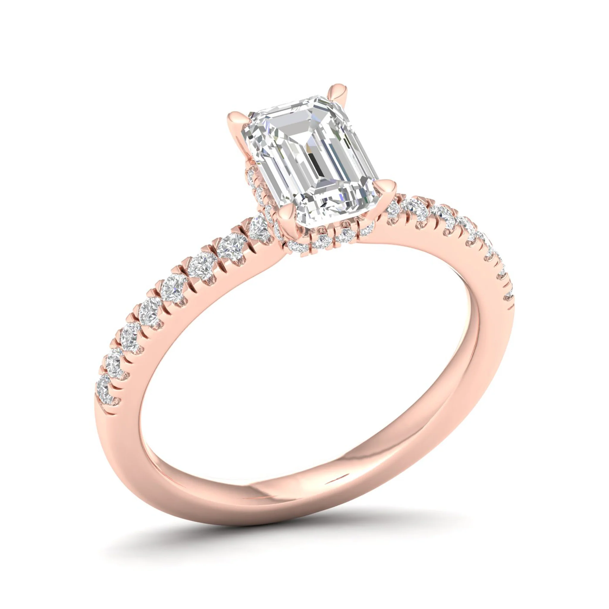 1 ctw Radiant Classic Hidden Halo Ring - Image 12