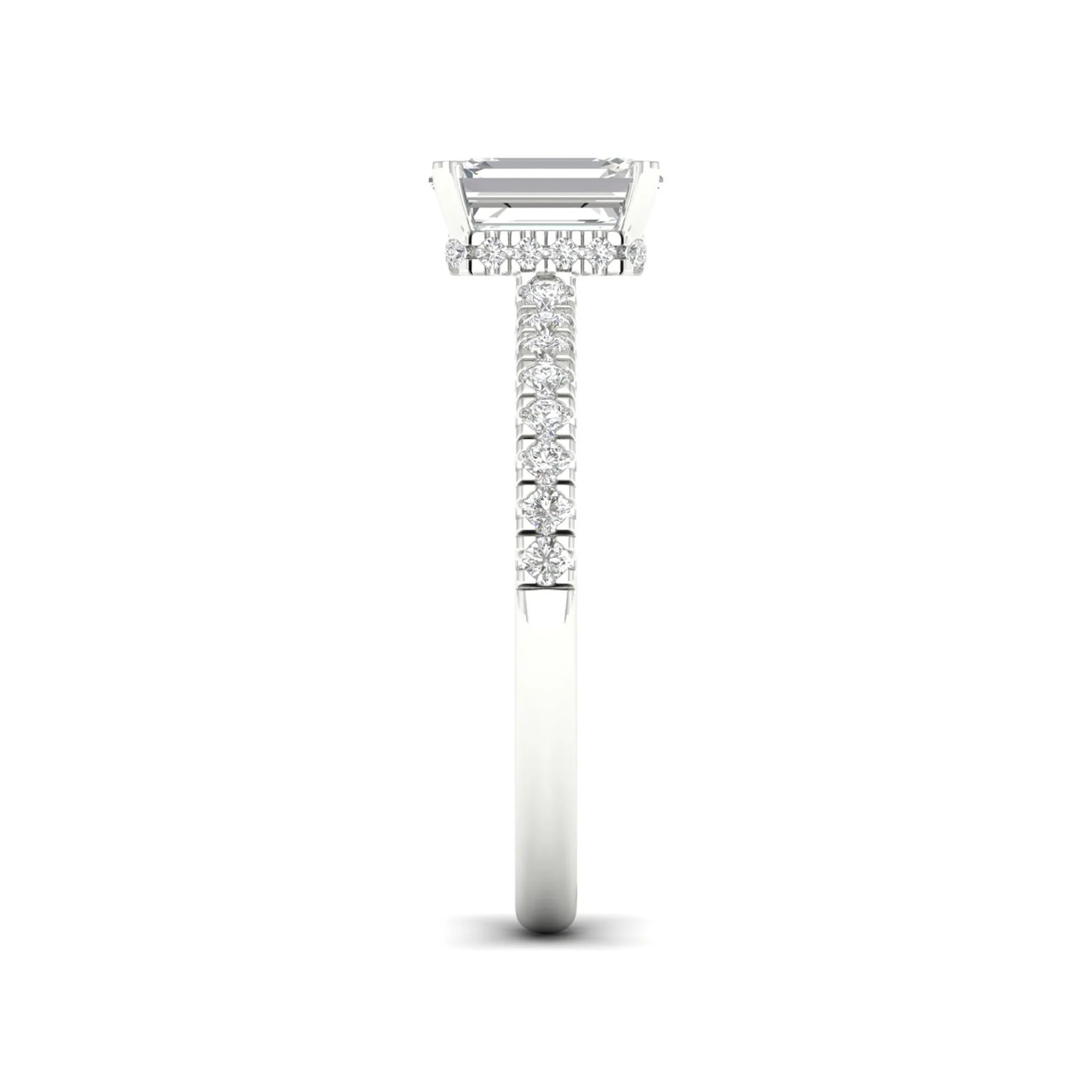 1 ctw Radiant Classic Hidden Halo Ring - Image 7