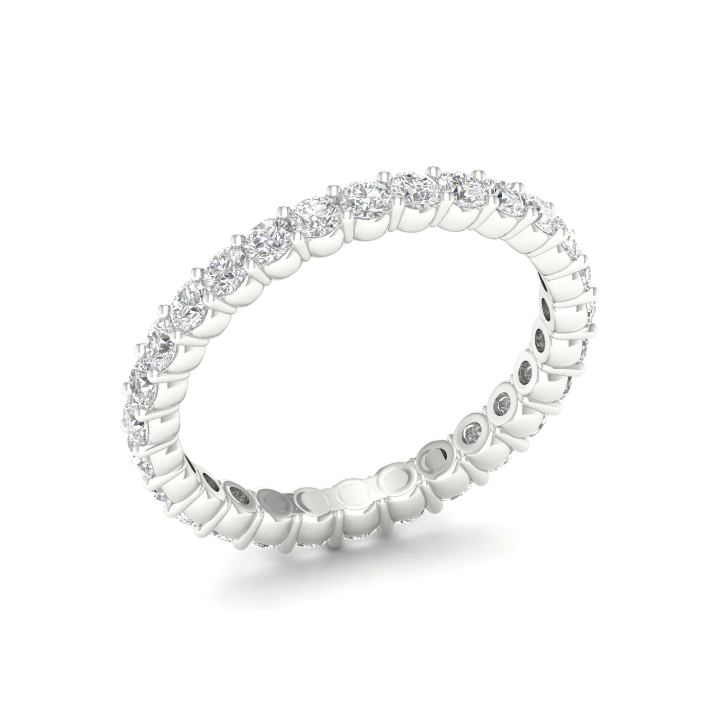 1 ctw Round Eternity Band - Image 5