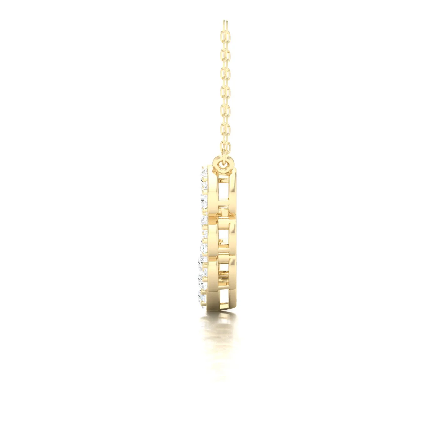 1 Ctw Seven Graduating Cluster Fashion Pendant - Image 3