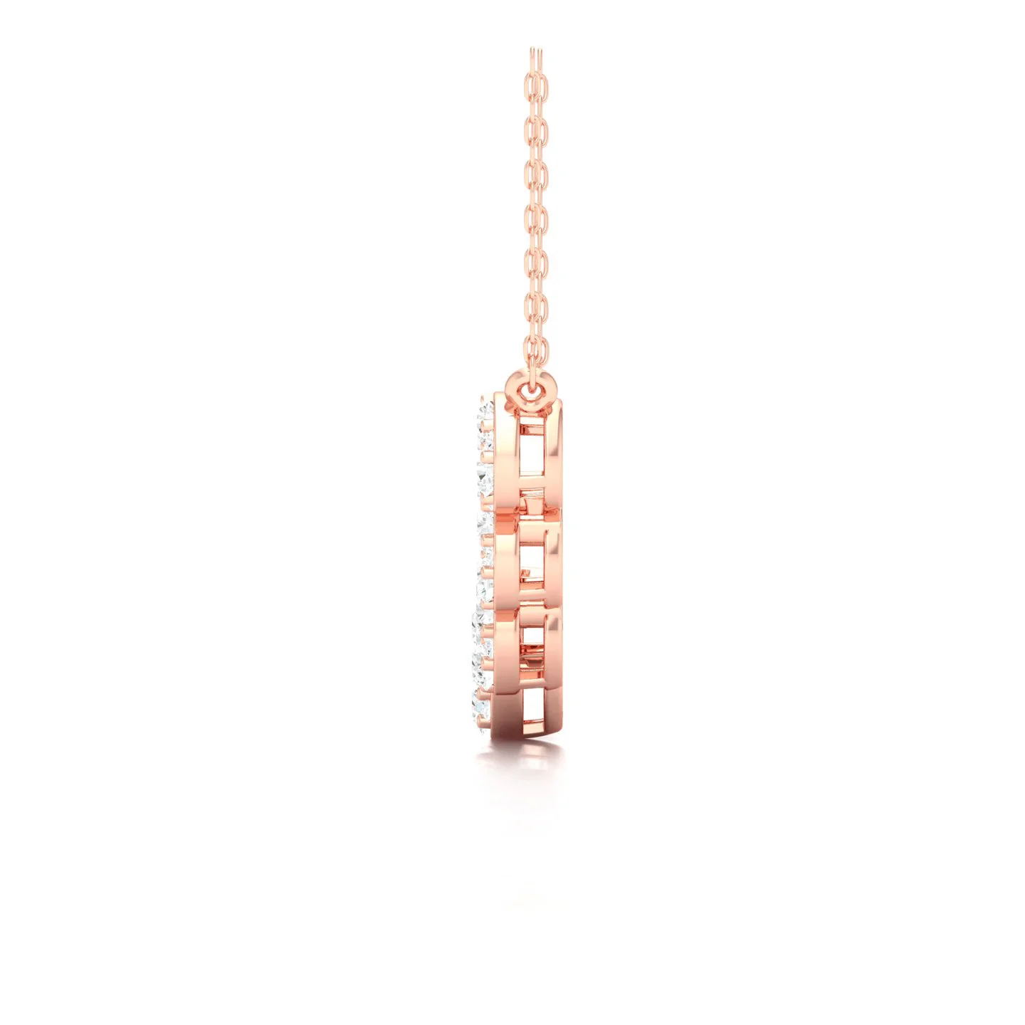 1 Ctw Seven Graduating Cluster Fashion Pendant - Image 9