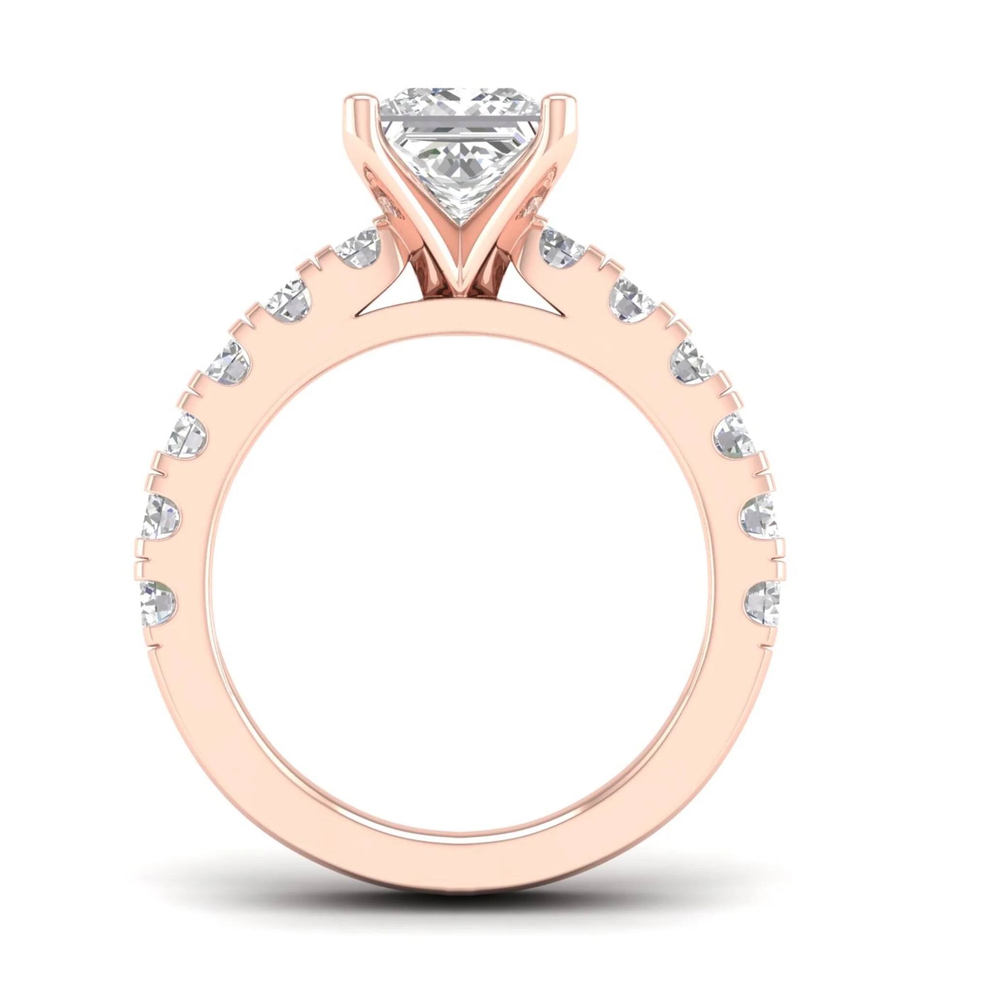 2 1/2 ctw Classic Princess Centre Engagement Ring - Image 10