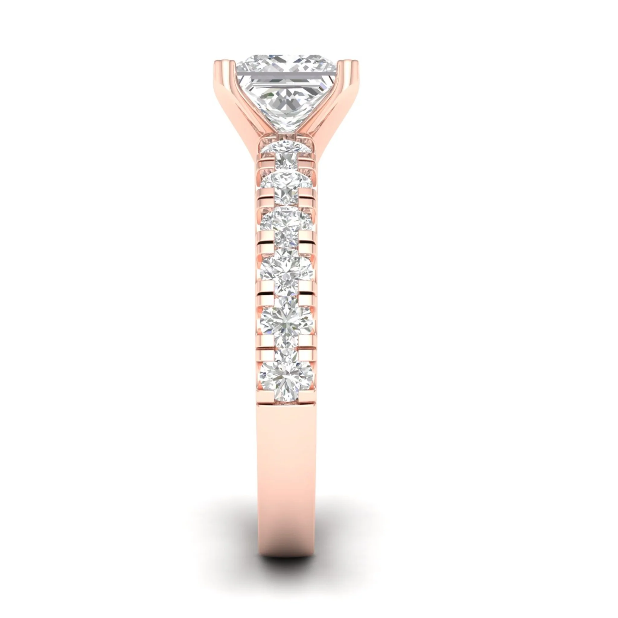 2 1/2 ctw Classic Princess Centre Engagement Ring - Image 11