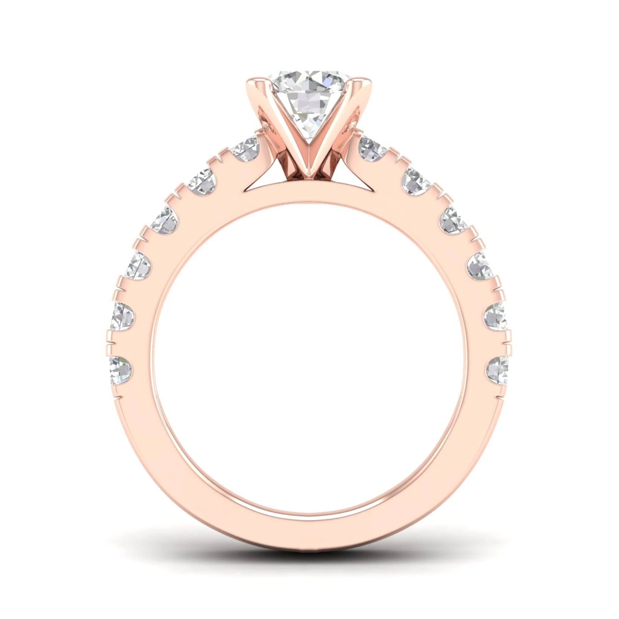 2 1/2 ctw Classic Round Centre Engagement Ring - Image 10