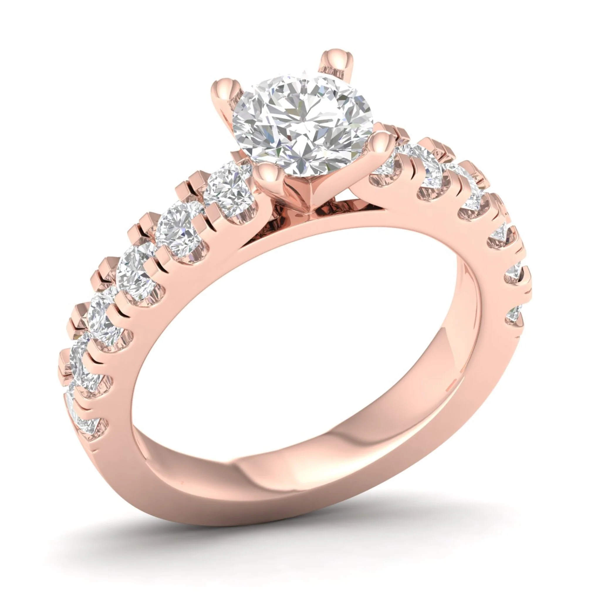 2 1/2 ctw Classic Round Centre Engagement Ring - Image 12