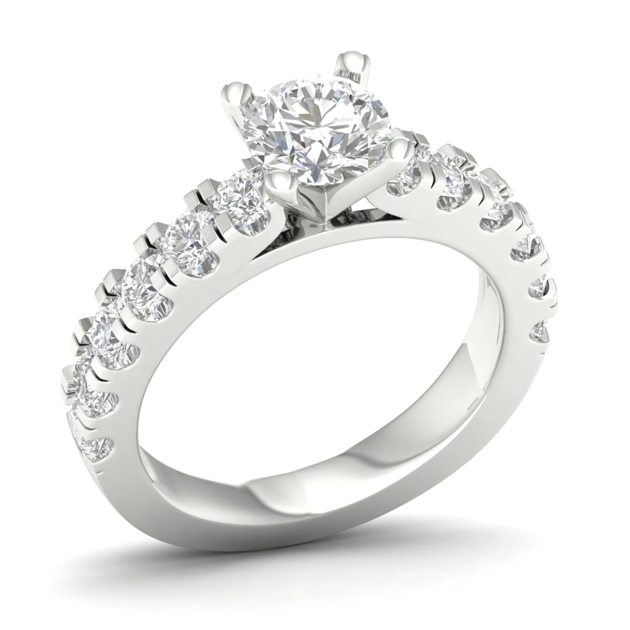 2 1/2 ctw Classic Round Centre Engagement Ring - Image 8
