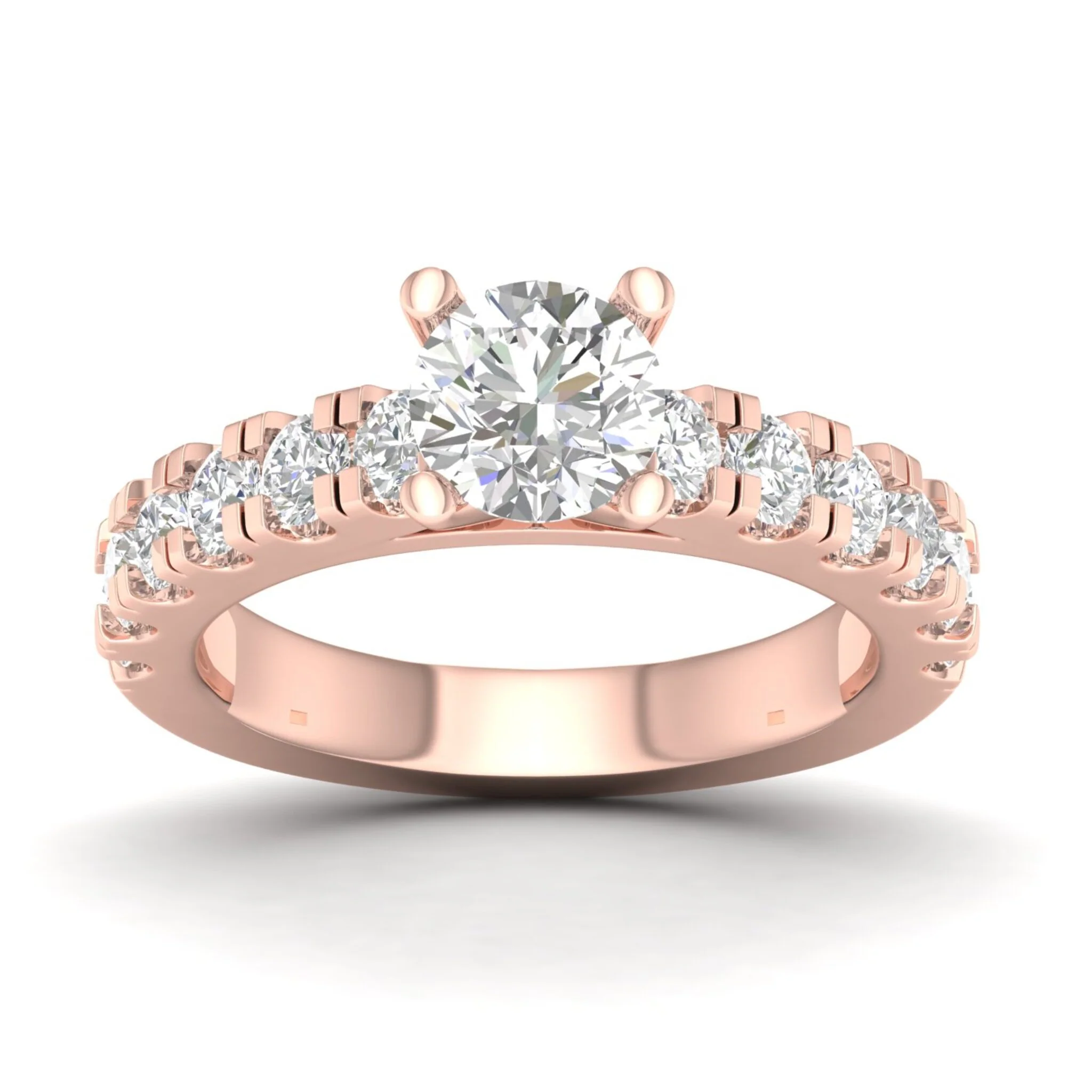 2 1/2 ctw Classic Round Centre Engagement Ring - Image 9