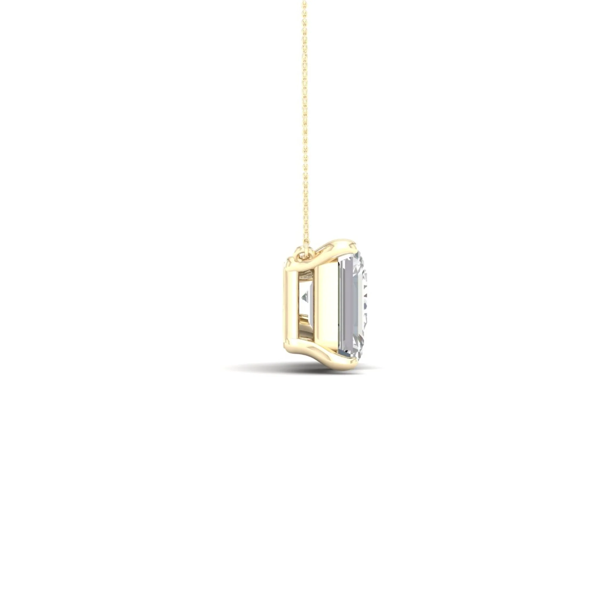 2 3/4 ctw Round Emerald Noi Pendant - Image 3