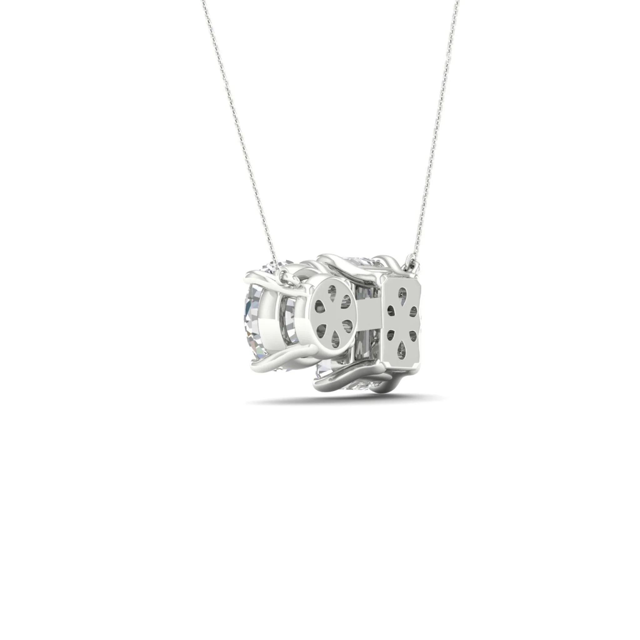 2 3/4 ctw Round Emerald Noi Pendant - Image 8