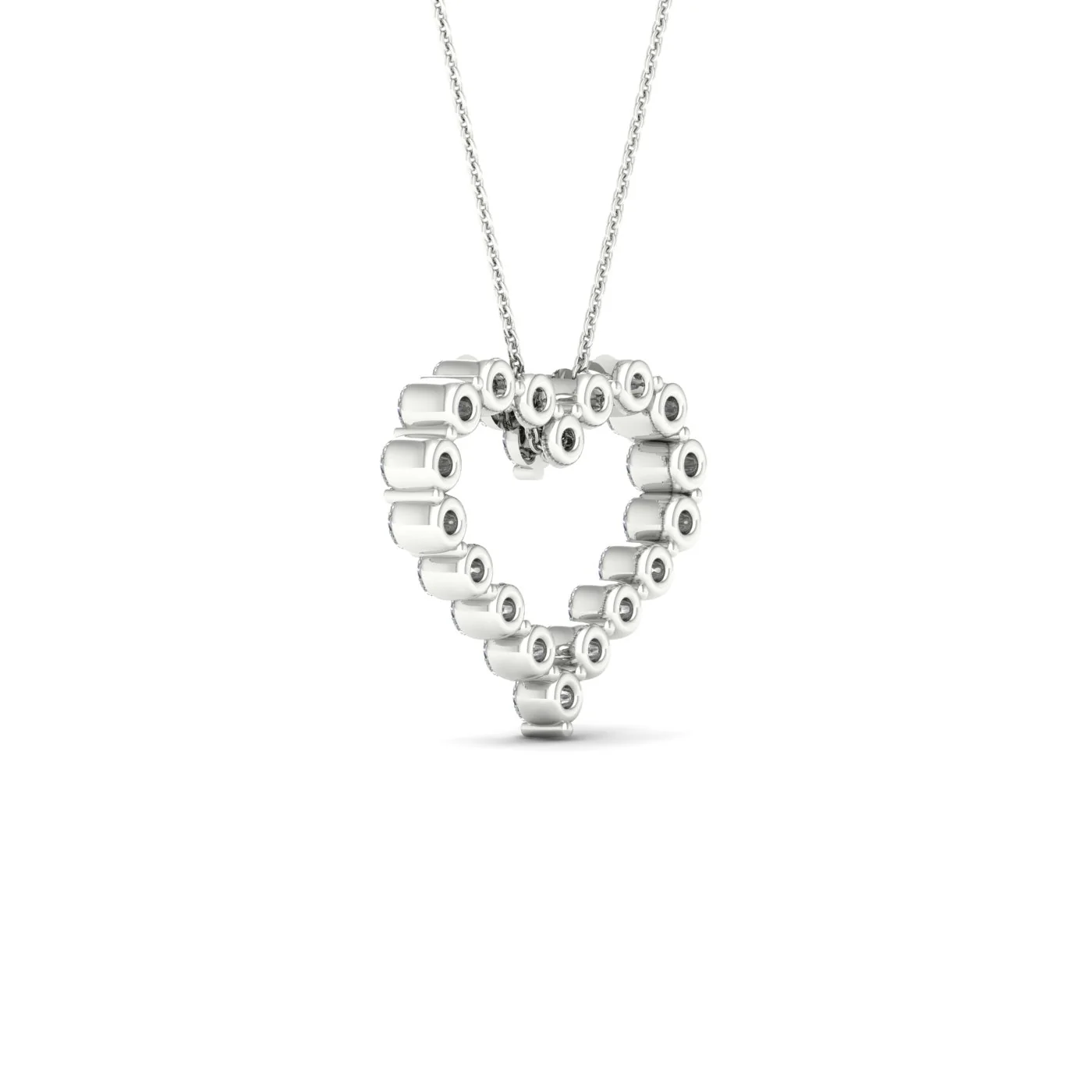 2 Ctw Classic Heart Fashion Pendant - Image 8