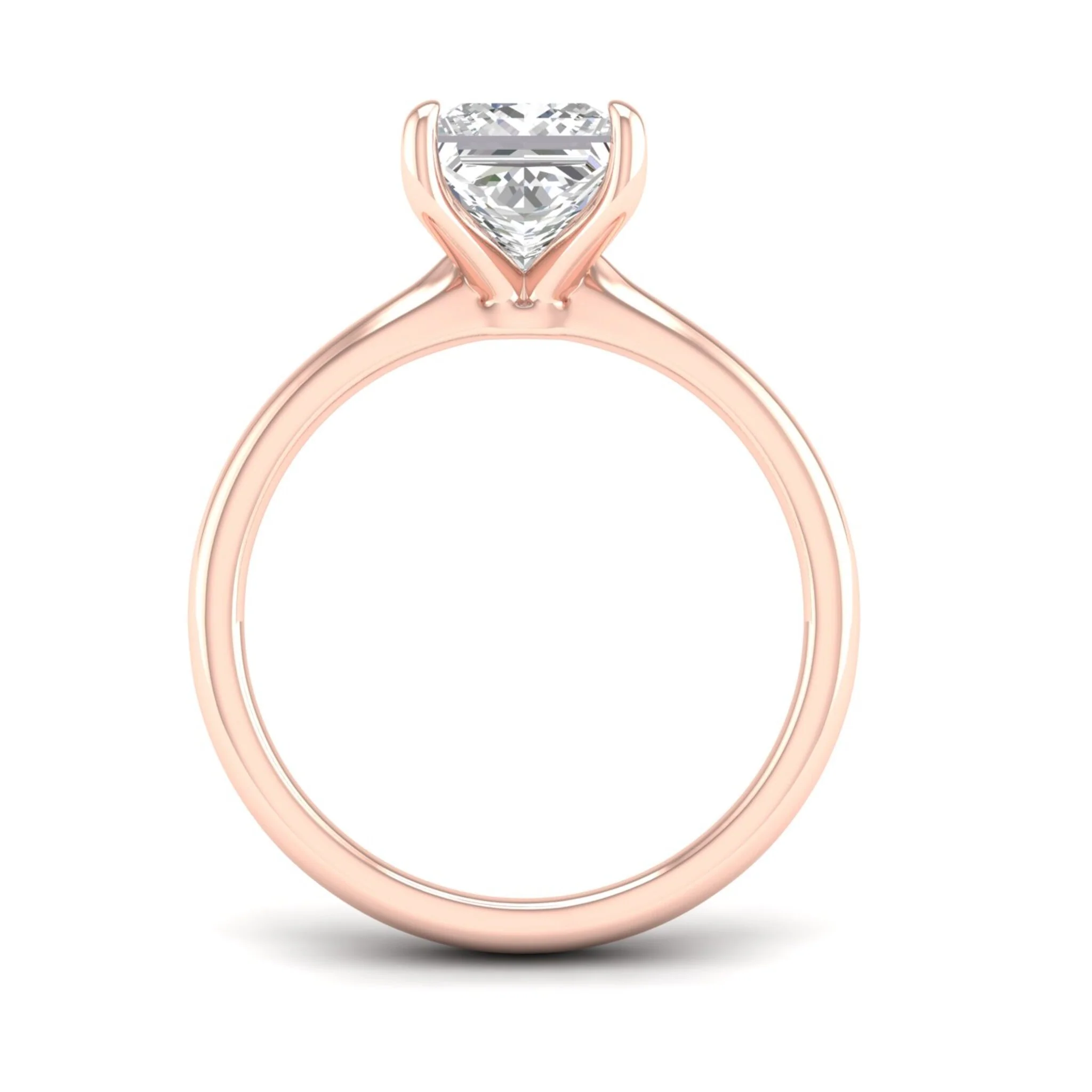 2 ctw Classic Princess Solitaire Ring - Image 10