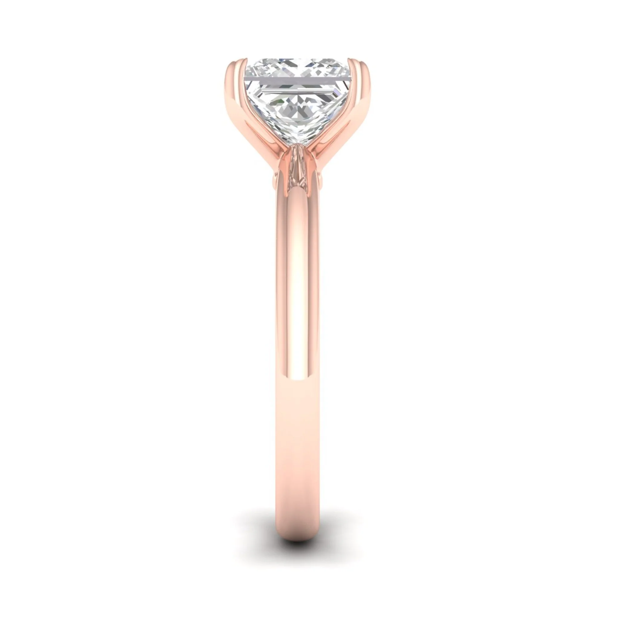 2 ctw Classic Princess Solitaire Ring - Image 11