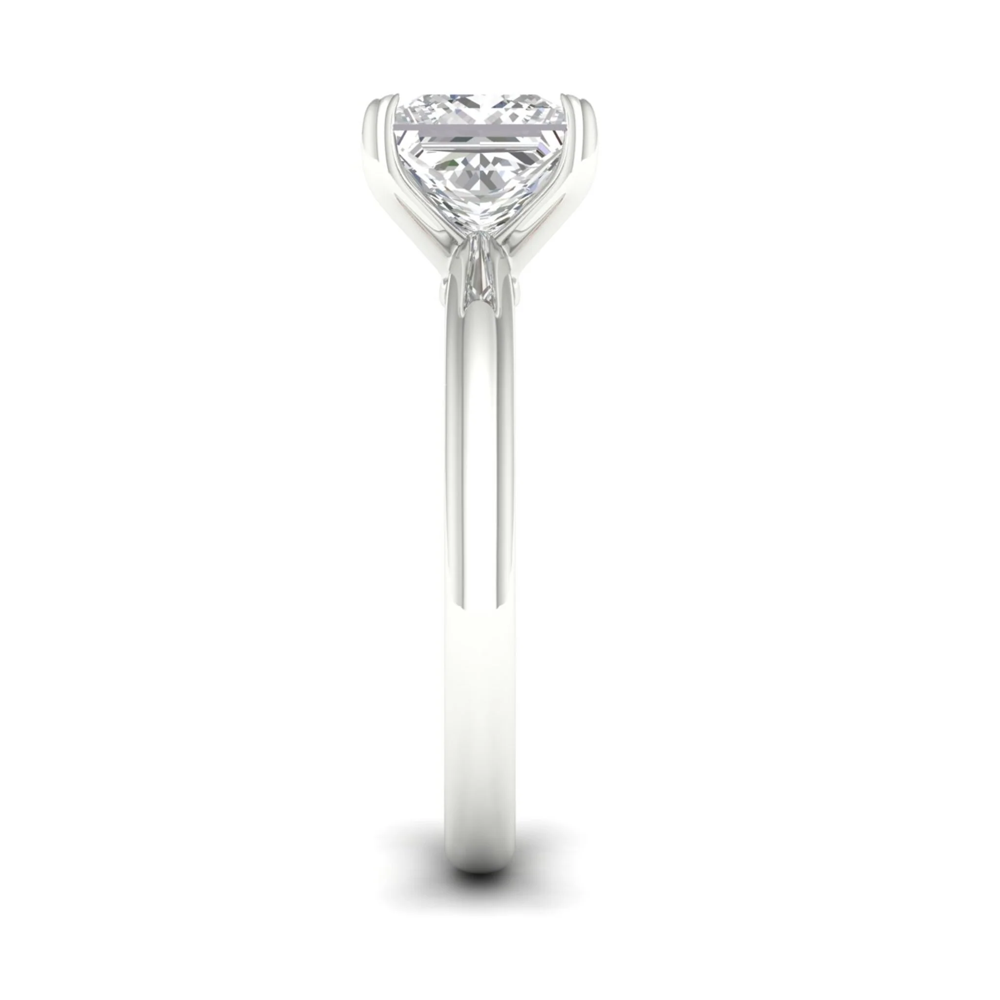 2 ctw Classic Princess Solitaire Ring - Image 7