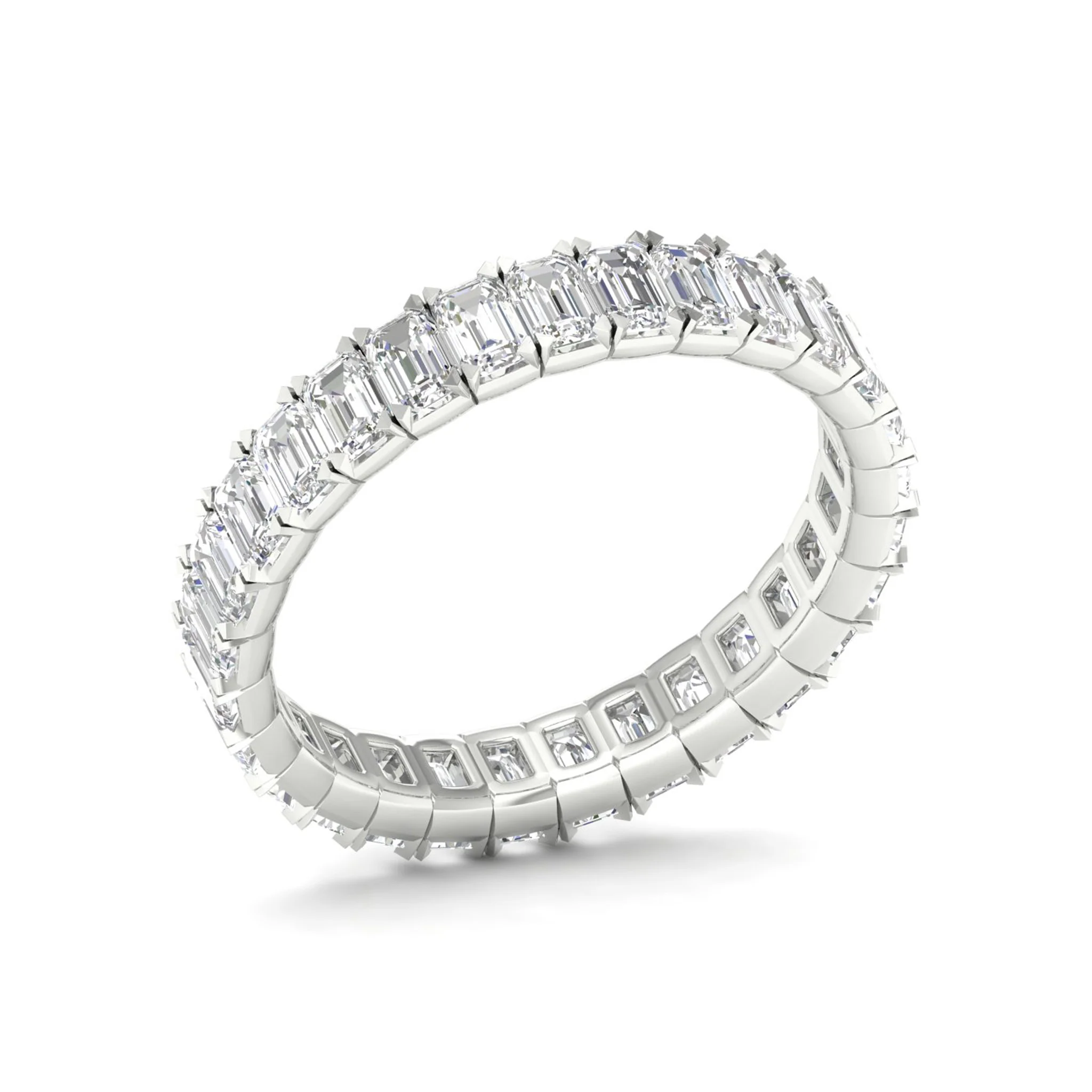 2 ctw Emerald Eternity Band - Image 6