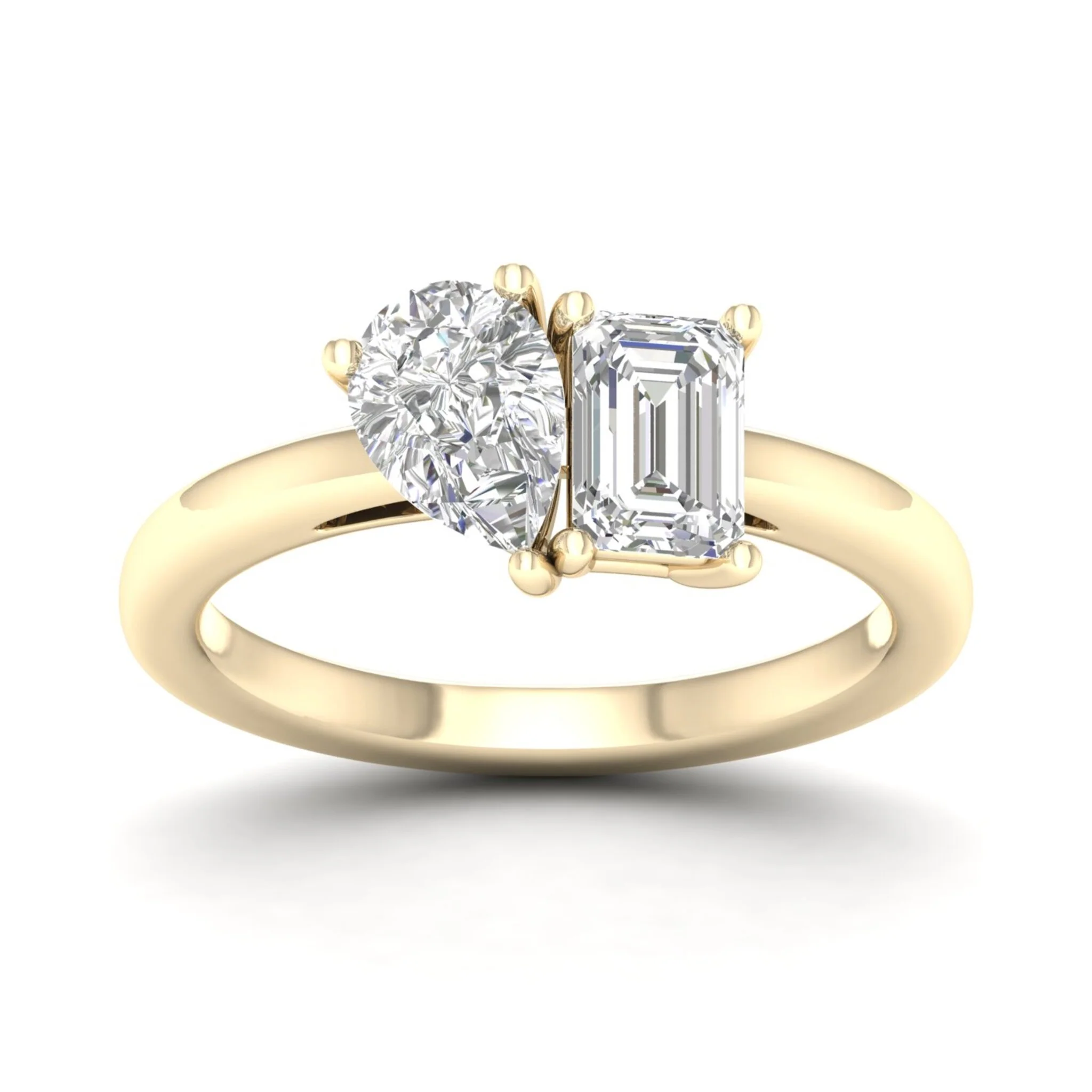 2 ctw Pear Emerald Noi Ring