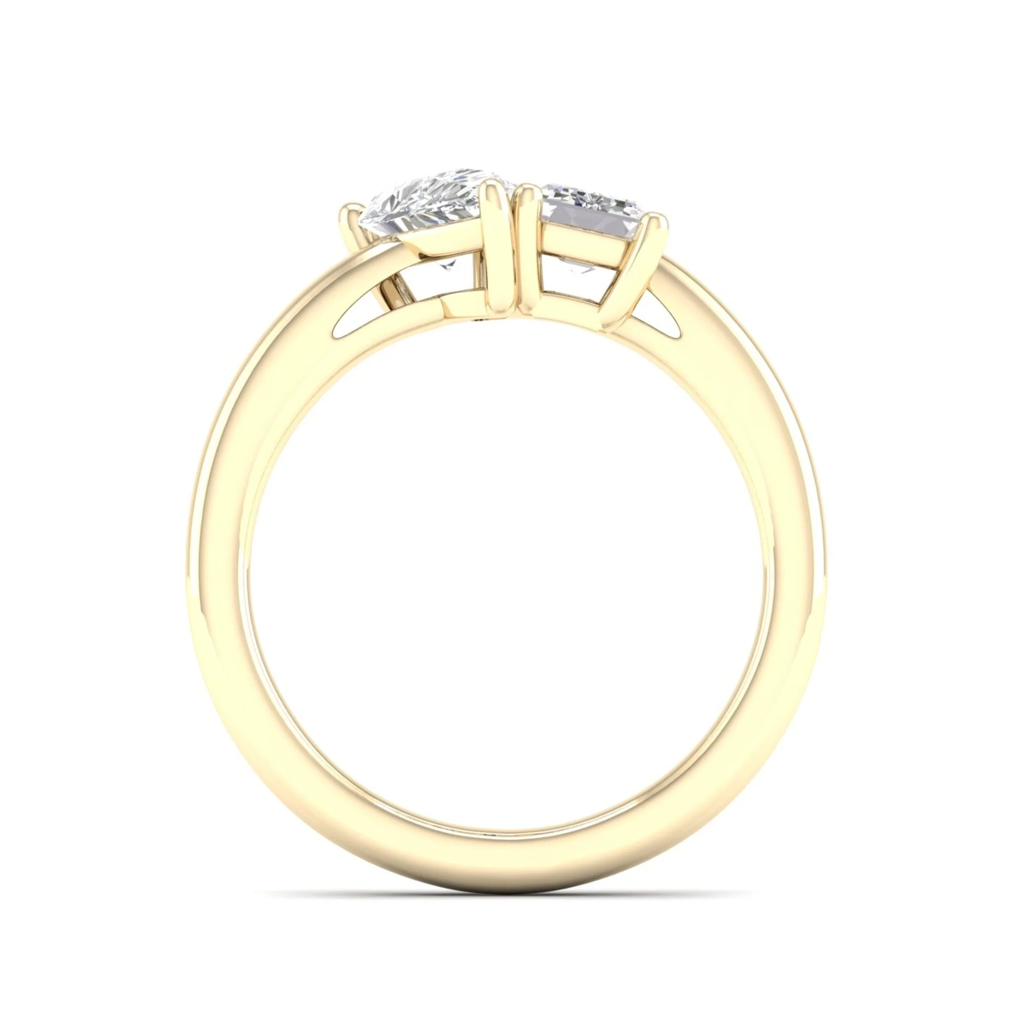 2 ctw Pear Emerald Noi Ring - Image 3