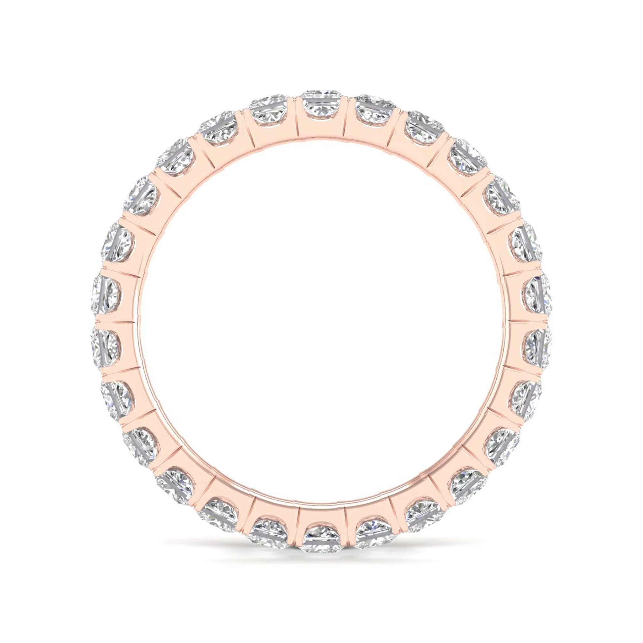 2 ctw Princess Eternity Band - Image 11