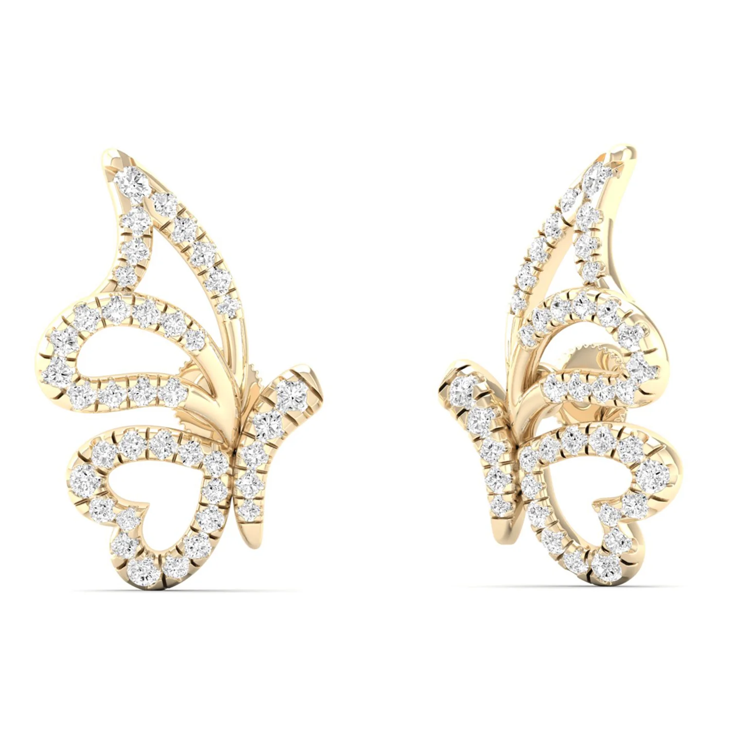 3/8 Ctw Flutter Fashion Ear Stud - Image 2